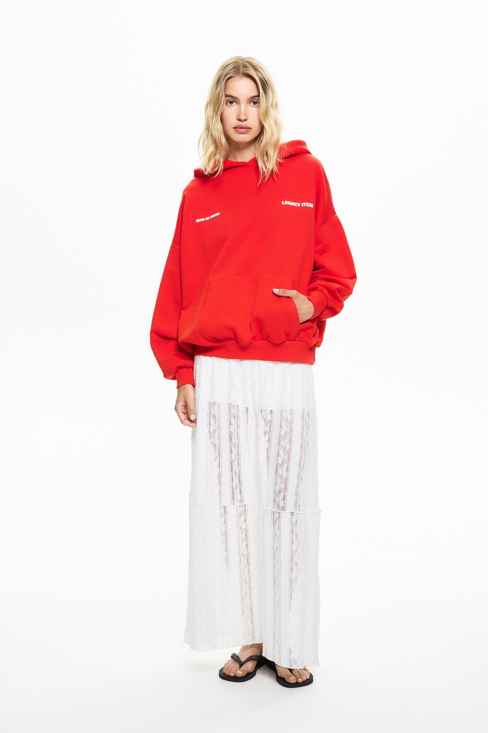 Red hoodie Product Image