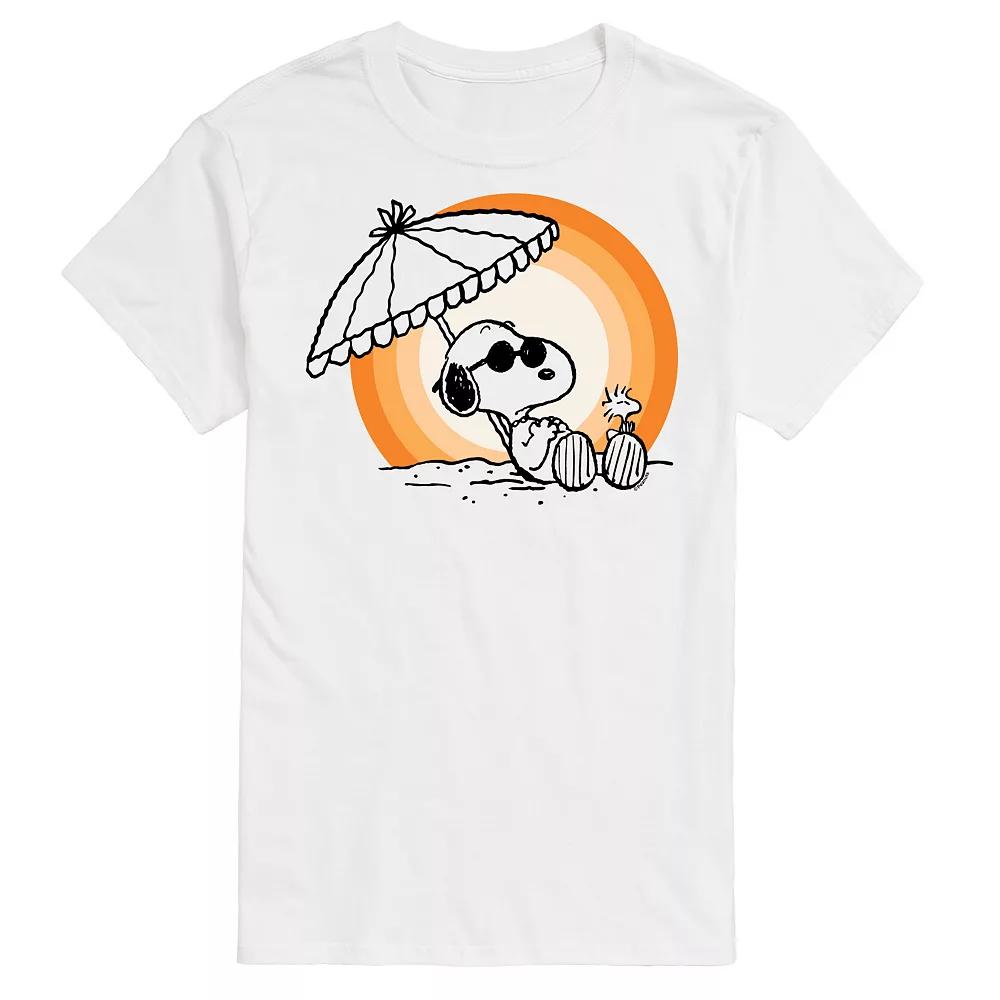 Big & Tall Peanuts Snoopy Sunset Graphic Tee, Men's,  Product Image