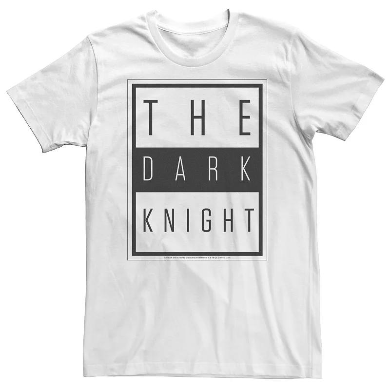 Big & Tall DC Comics Batman The Dark Knight Block Poster Tee, Boy's,  Product Image