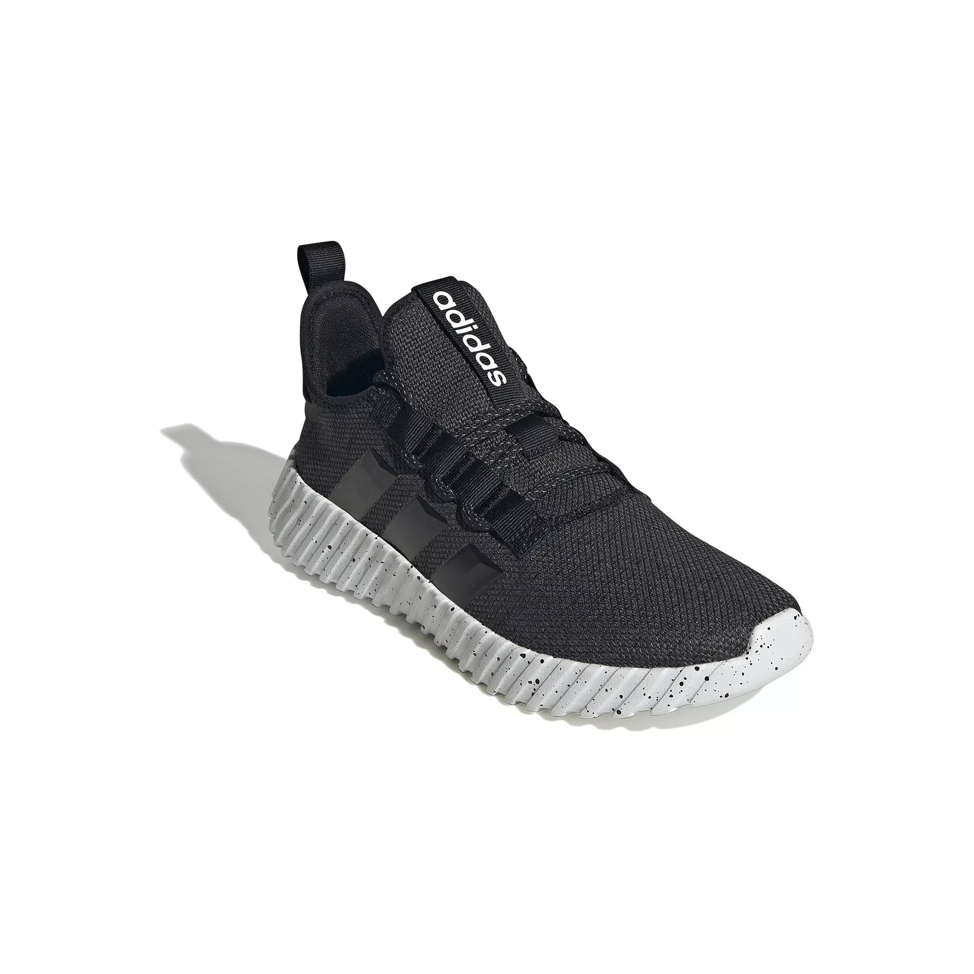 adidas Kaptir 3.0 3-Stripe Men's Running Shoes, Size: 9, Black Black White Product Image