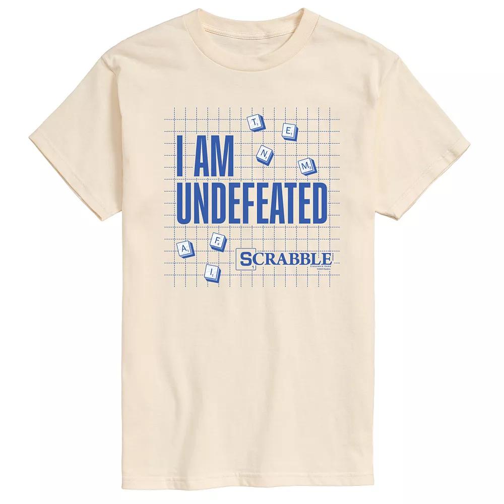 Men's Scrabble I Am Undefeated Graphic Tee by Hasbro,  Product Image