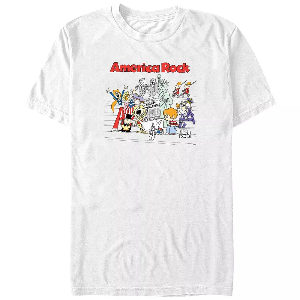 Big & Tall Schoolhouse Rock! America Rock Graphic Tee, Men's,  Product Image