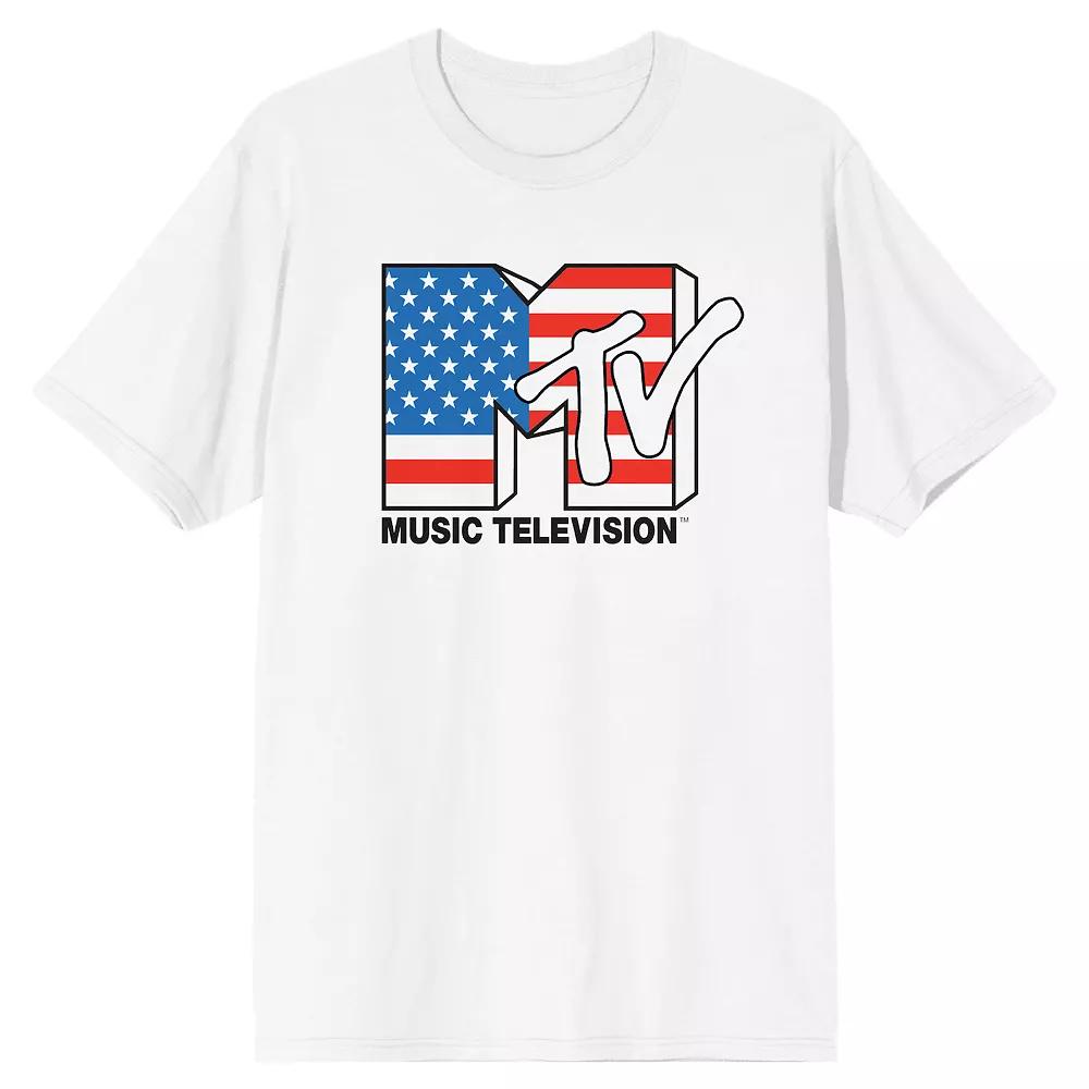 Men's MTV American Flag Tee,  Product Image