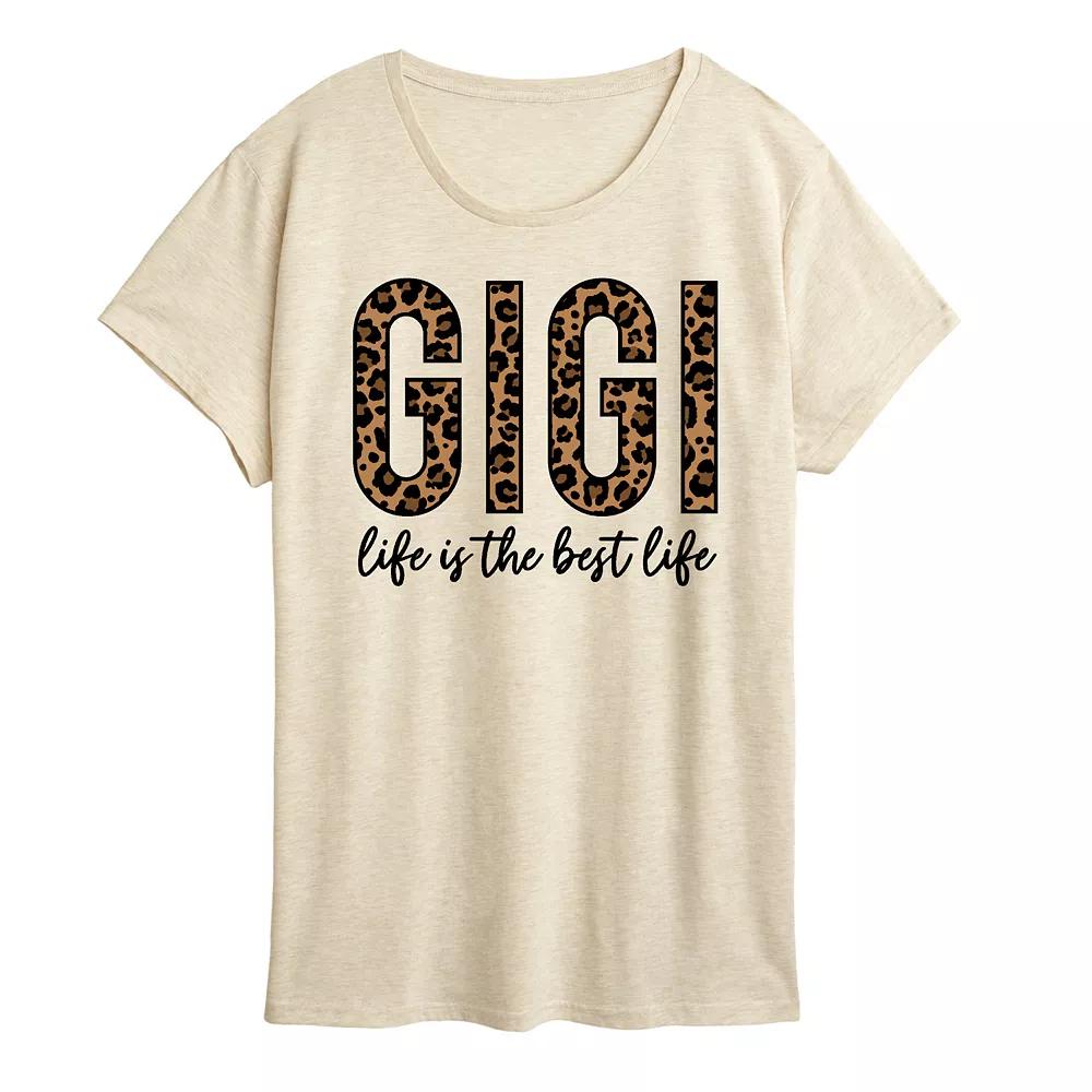 Women's Gigi Life Is The Best Life Graphic Tee,  Product Image