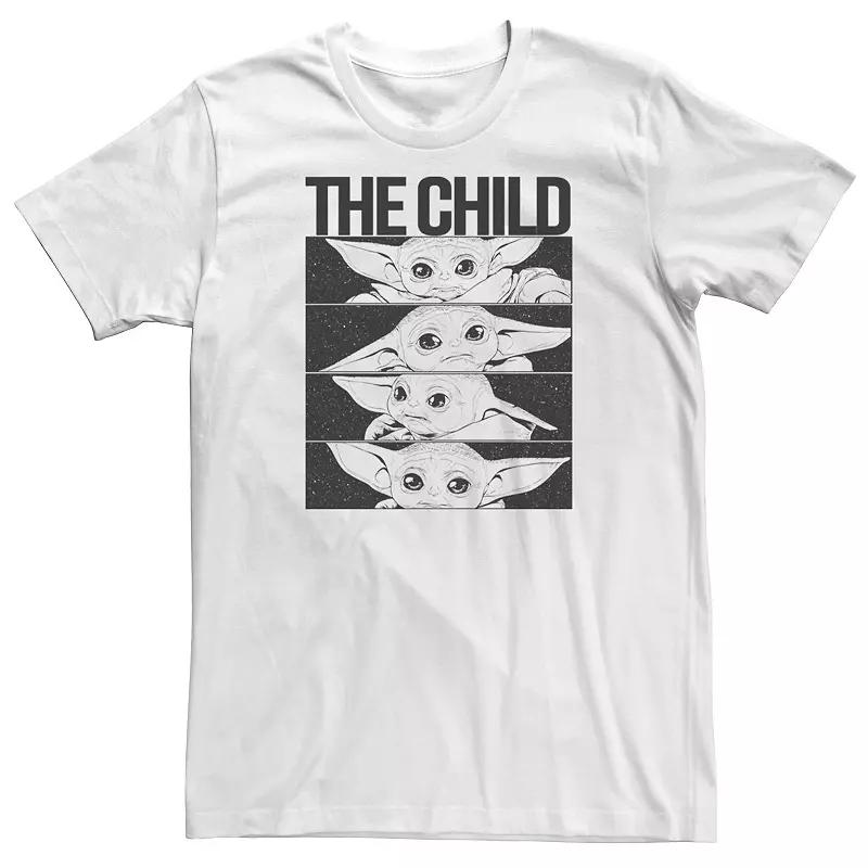 Big & Tall Star Wars The Child Stacked Panels Tee, Men's,  Product Image