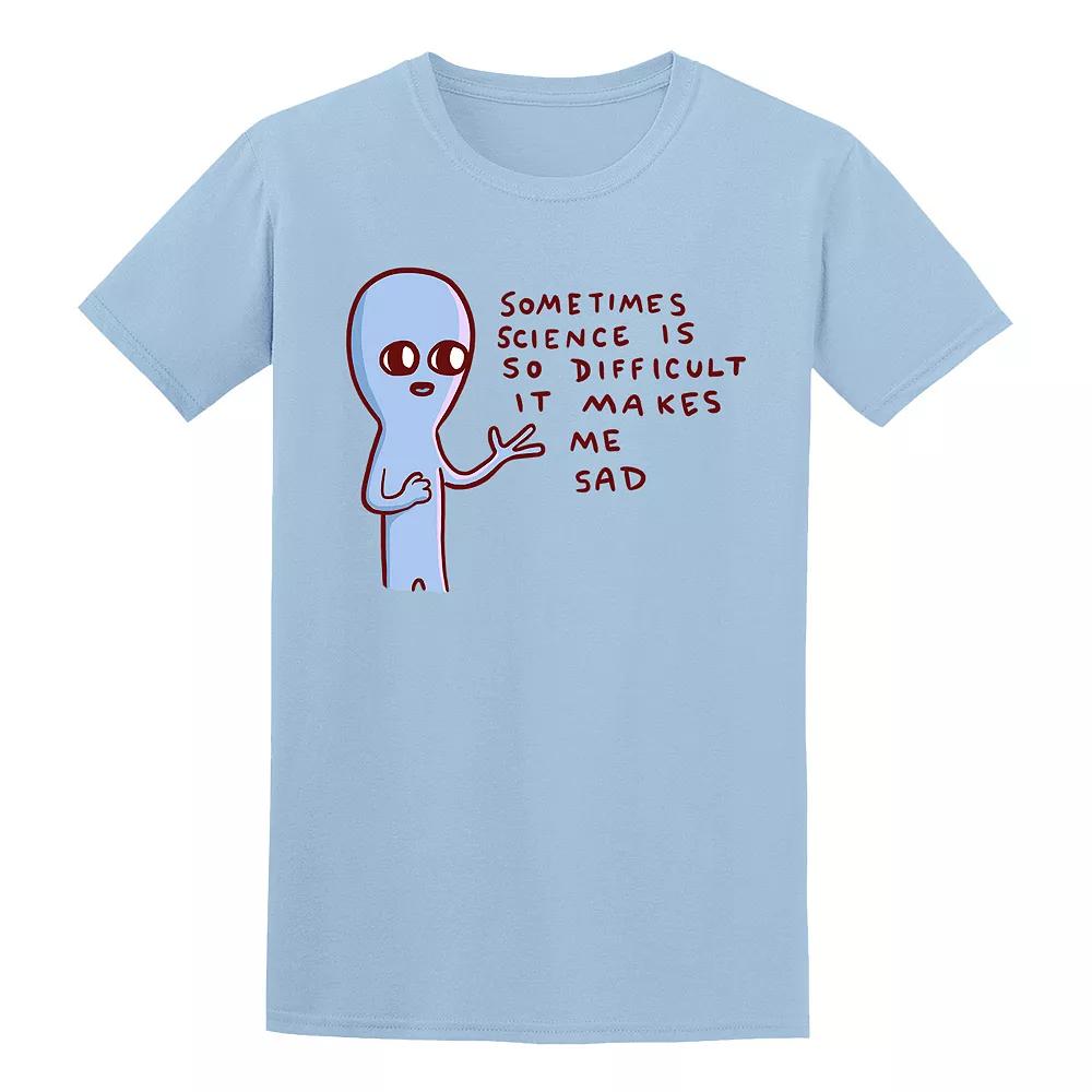 Men's COLAB89 by Threadless Strange Planet Tee, Size: XXL, Light Blue Product Image