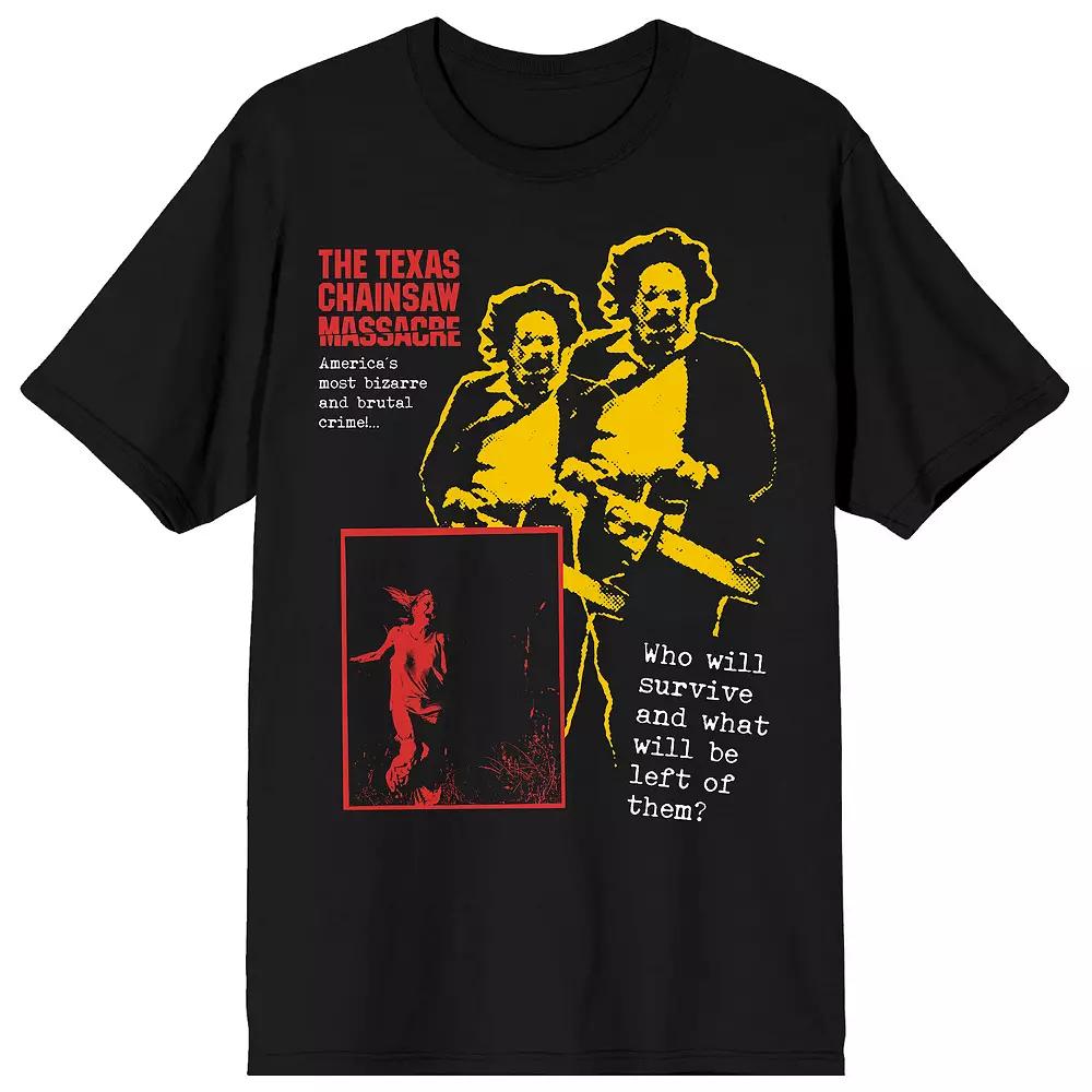 Men's Texas Chainsaw Massacre Graphic Tee, Size: XL, Black Product Image