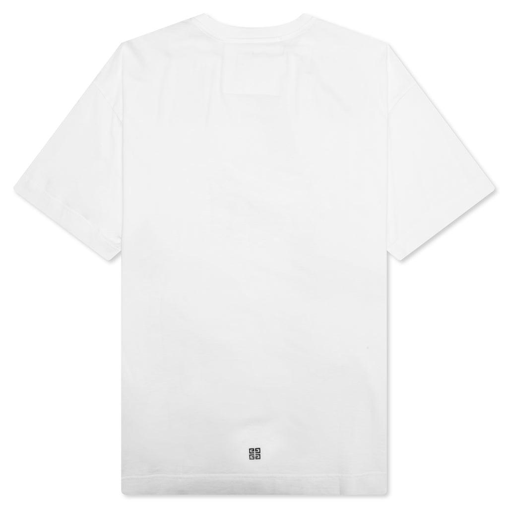 Flowers Cotton T-Shirt - White Male Product Image