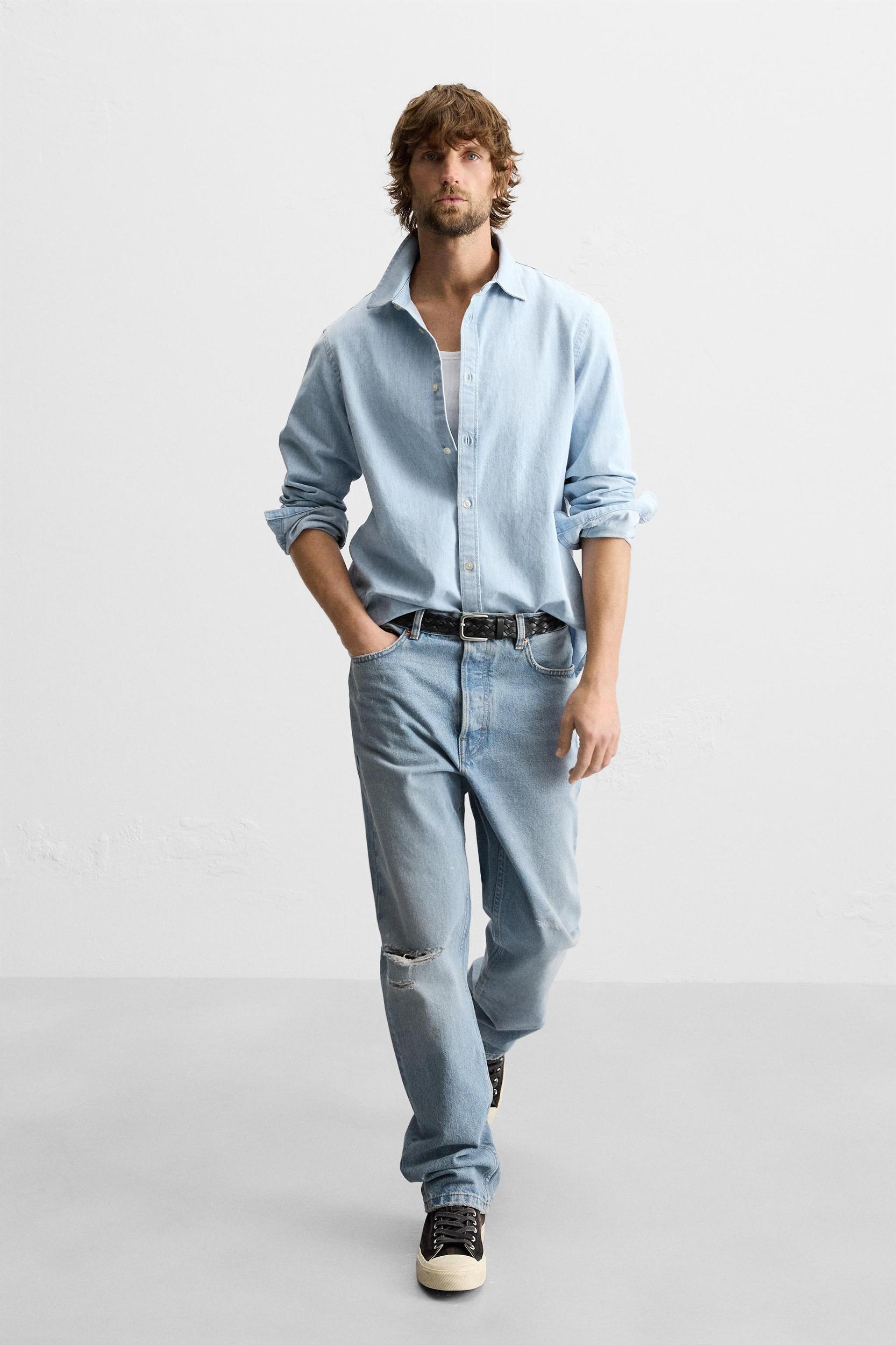 PAINT SPLATTER STRAIGHT FIT JEANS Product Image