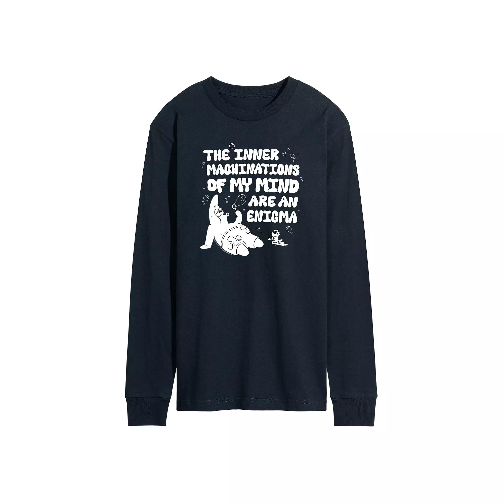 Men's SpongeBob SquarePants Patrick Long Sleeve Graphic Tee,  Product Image