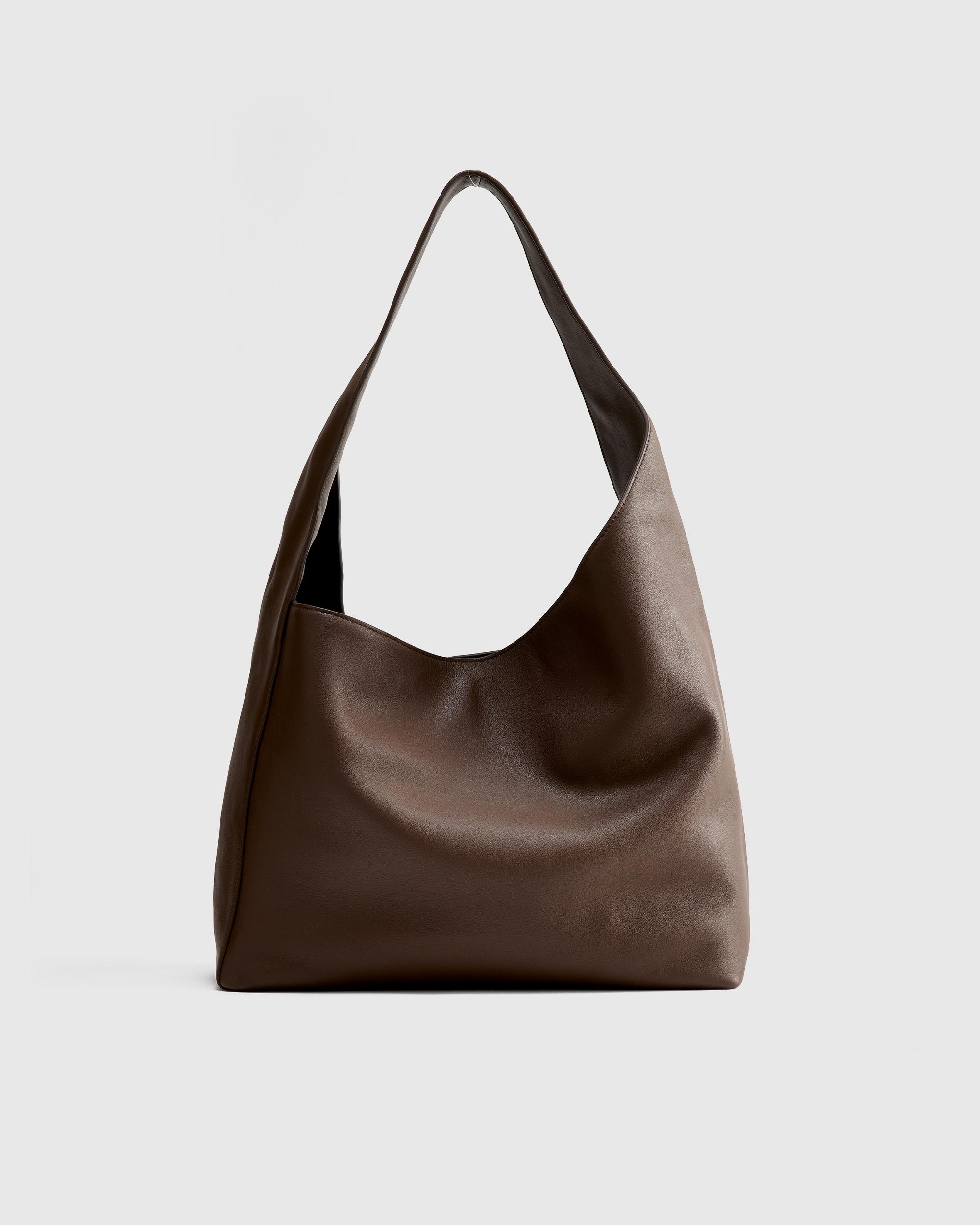 Quince | Women's Italian Leather Slouchy Shoulder Bag Product Image