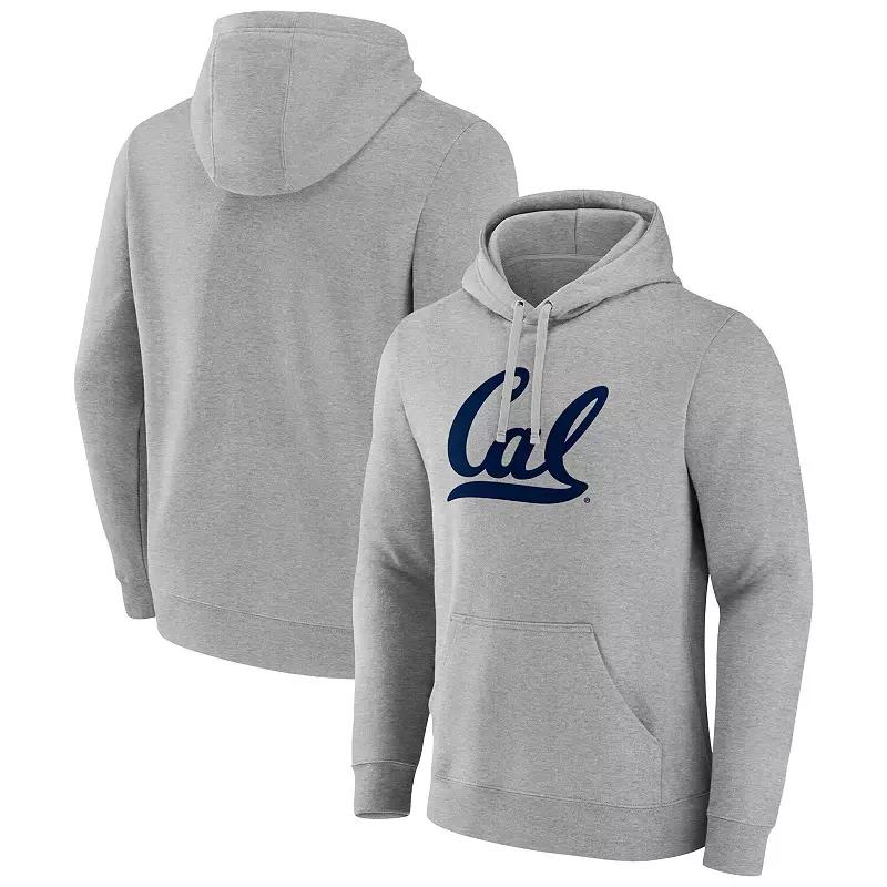 Men's Fanatics Gray Cal Bears Fleece Pullover Hoodie,  Product Image