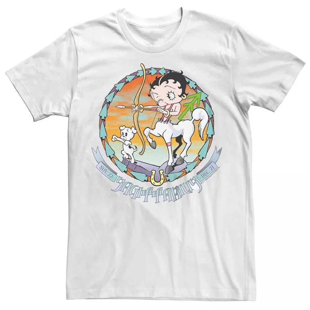 Men's Betty Boop Sagittarius Horoscope Tee,  Product Image