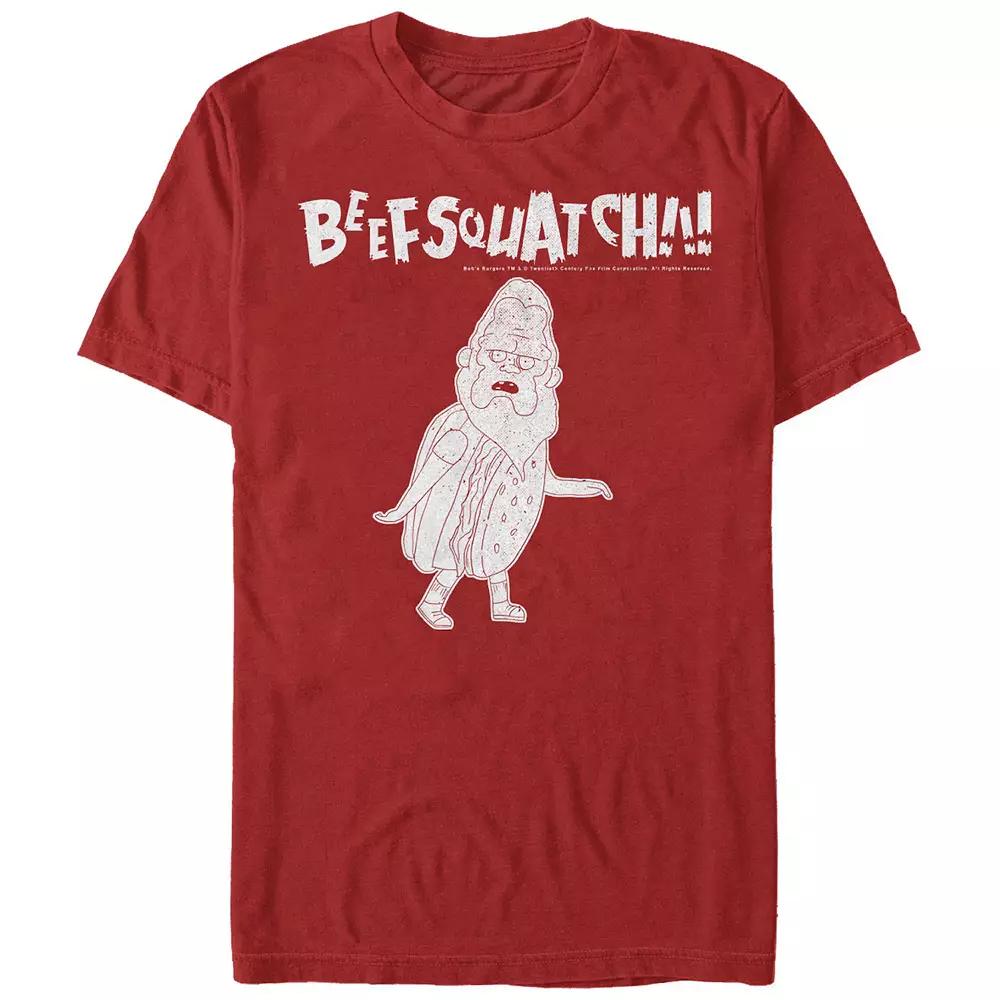Men's Bob's Burgers Beefsquatch Graphic Tee, Size: XL, Black Product Image