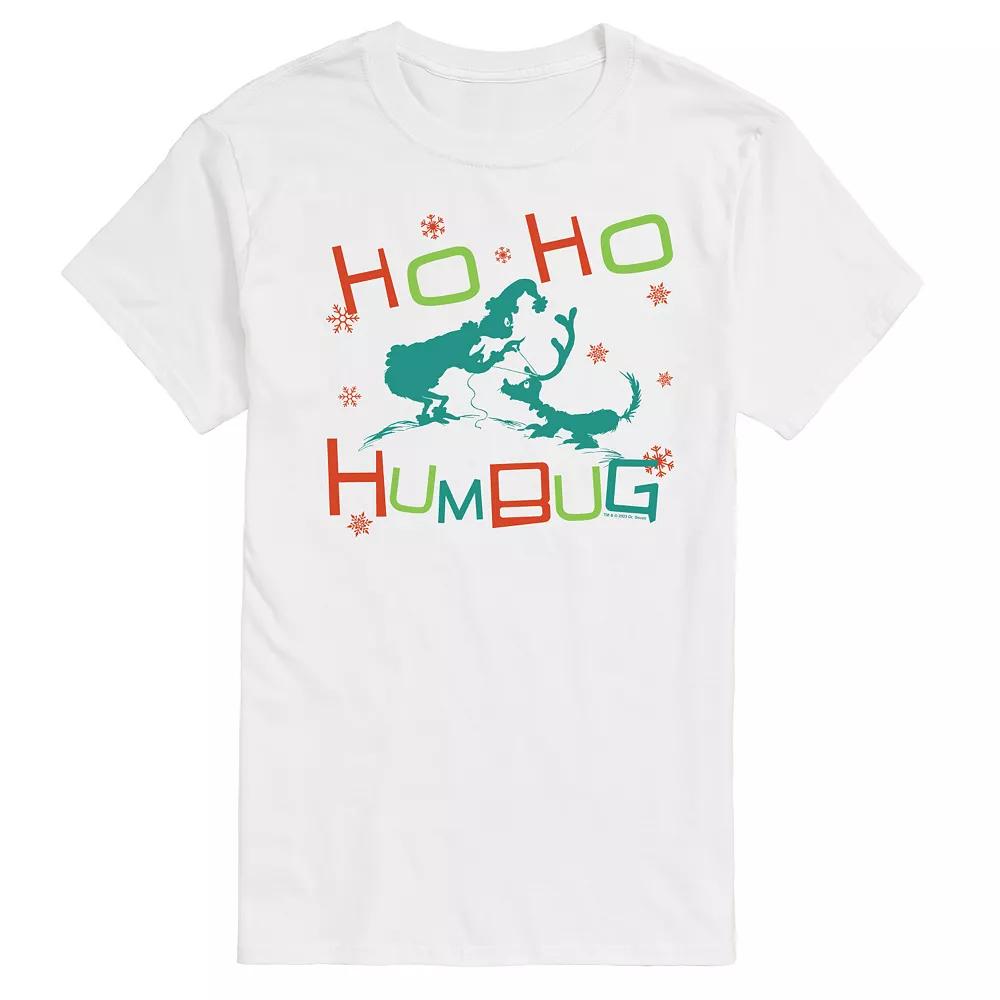 Men's Dr. Seuss The Grinch Ho Ho Humbug Graphic Tee,  Product Image