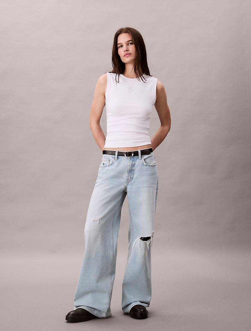 Low Rise Baggy Jeans Product Image