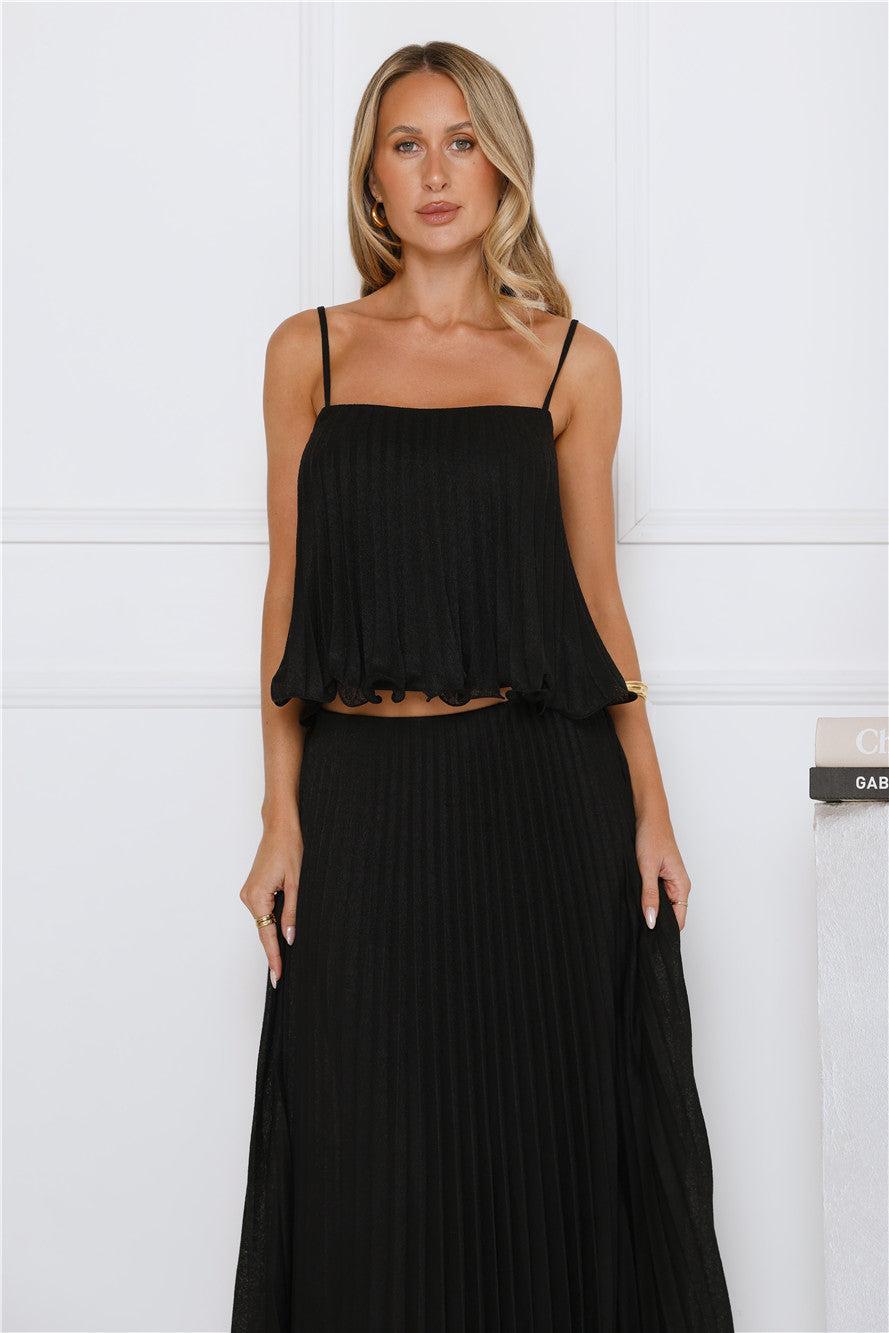 Real Deal Crop Top Black Product Image