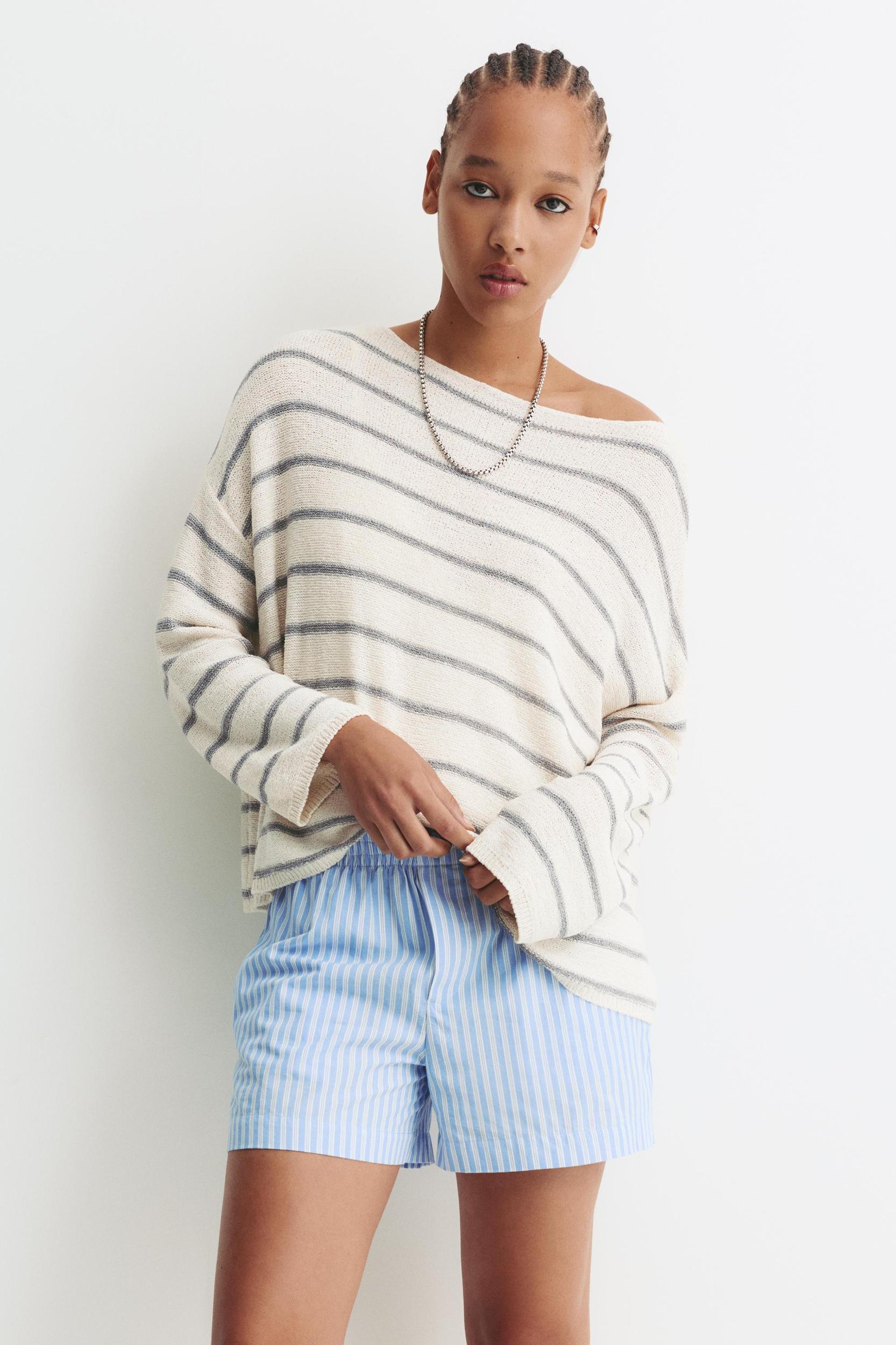 Oversize striped sweater Product Image