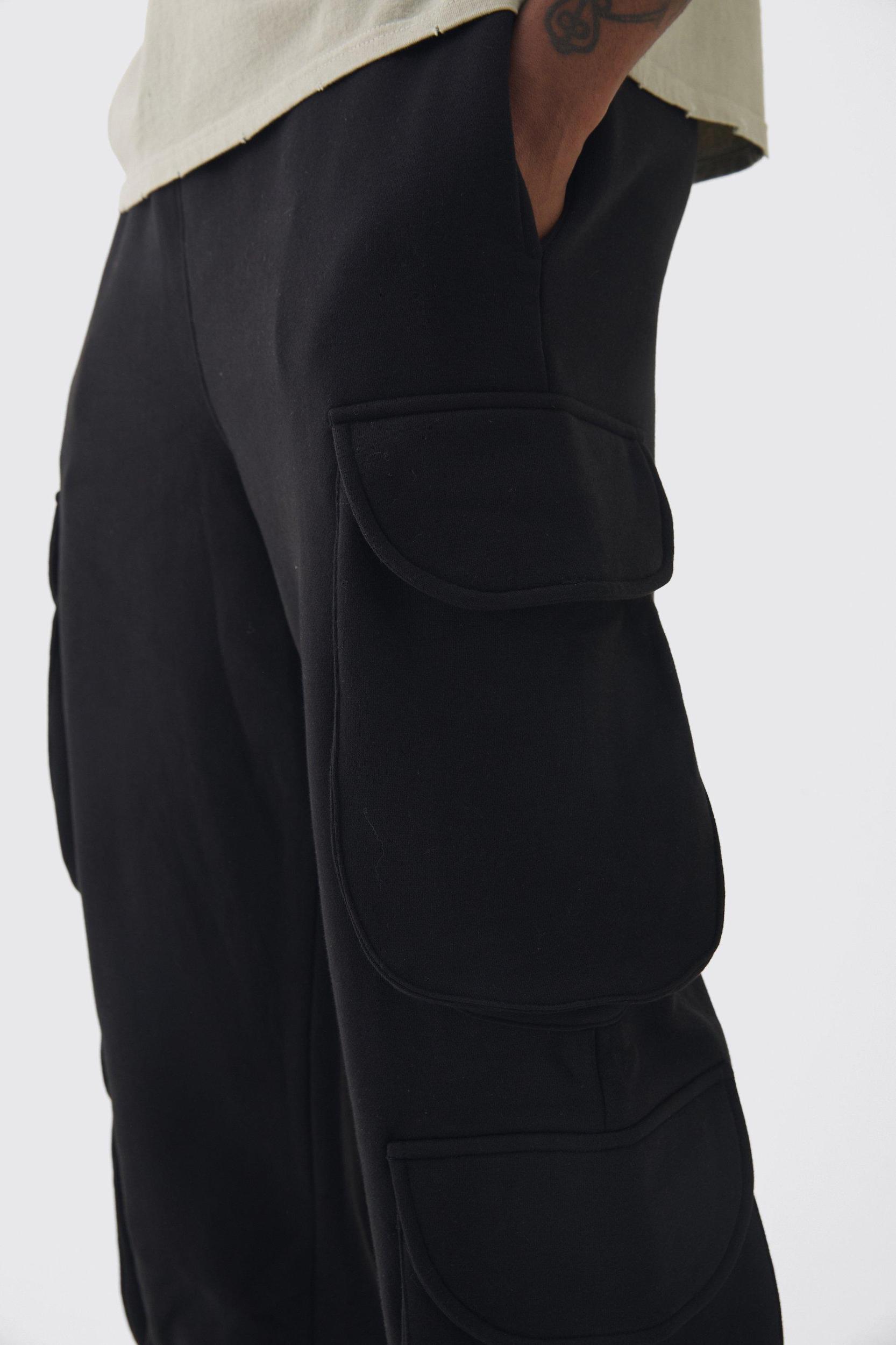 Tall Relaxed Cargo Pocket Sweatpants | boohooMAN USA Product Image