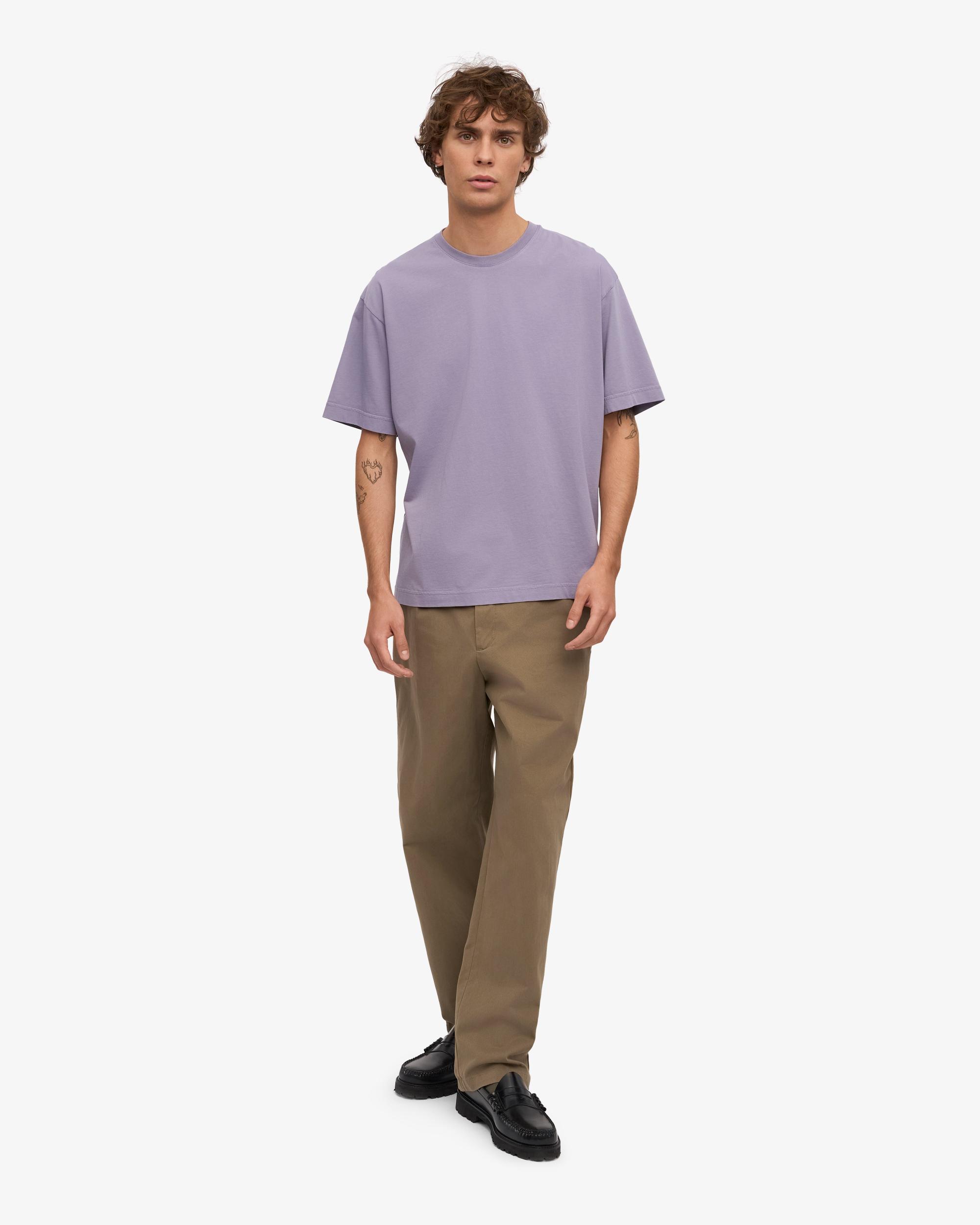Oversized Organic T-Shirt - Purple Jade Product Image