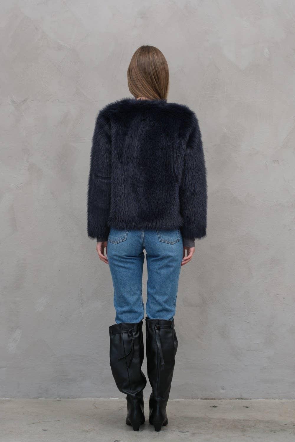 Midnight Fur Jacket Product Image