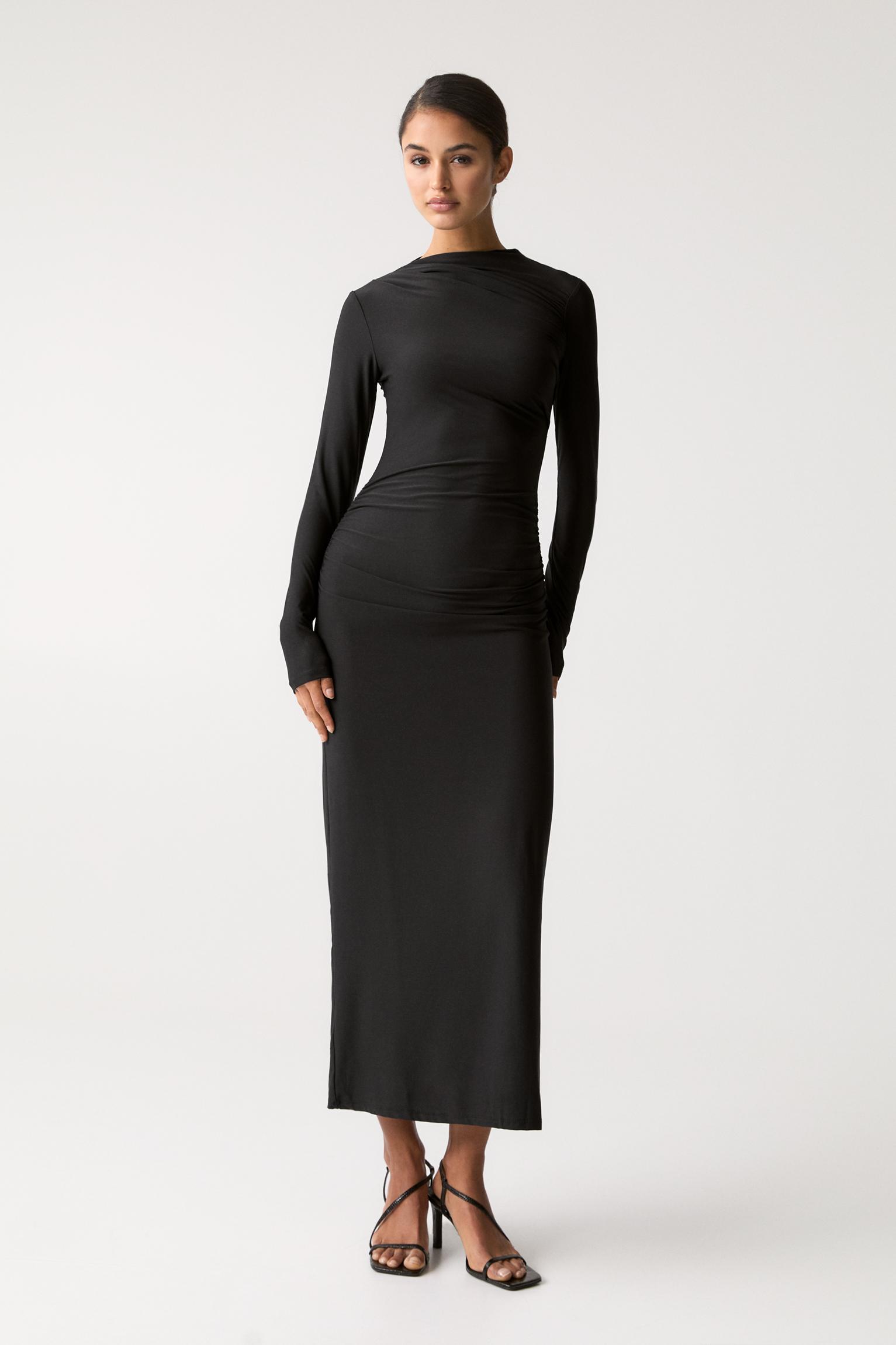 Gathered midi dress Product Image