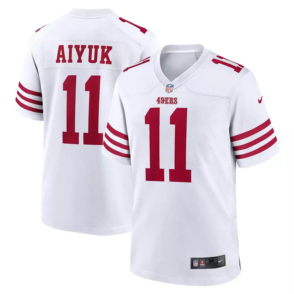 Men's Nike Brandon Aiyuk White San Francisco 49ers Player Game Jersey, Size: Medium Product Image