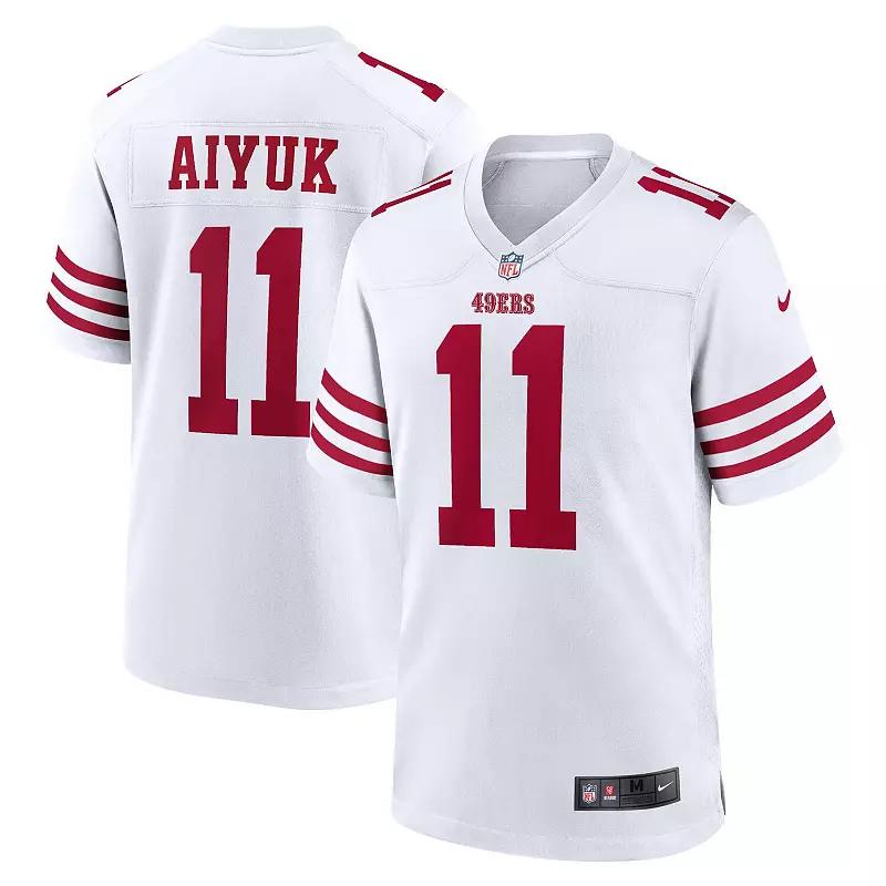 Men's Nike Brandon Aiyuk White San Francisco 49ers Player Game Jersey, Size: Medium Product Image