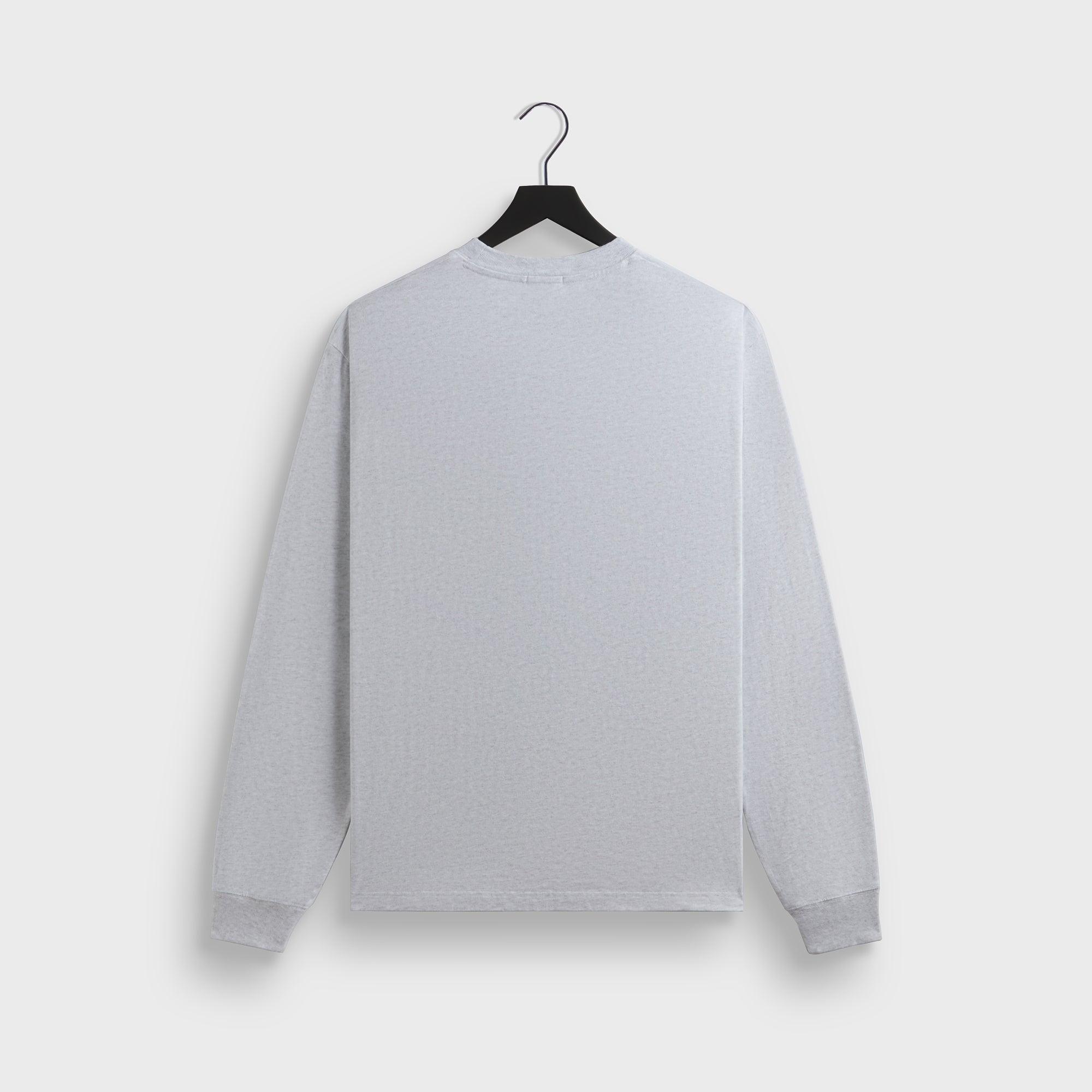 Kith Long Sleeve LAX Tee - Light Heather Grey Male Product Image