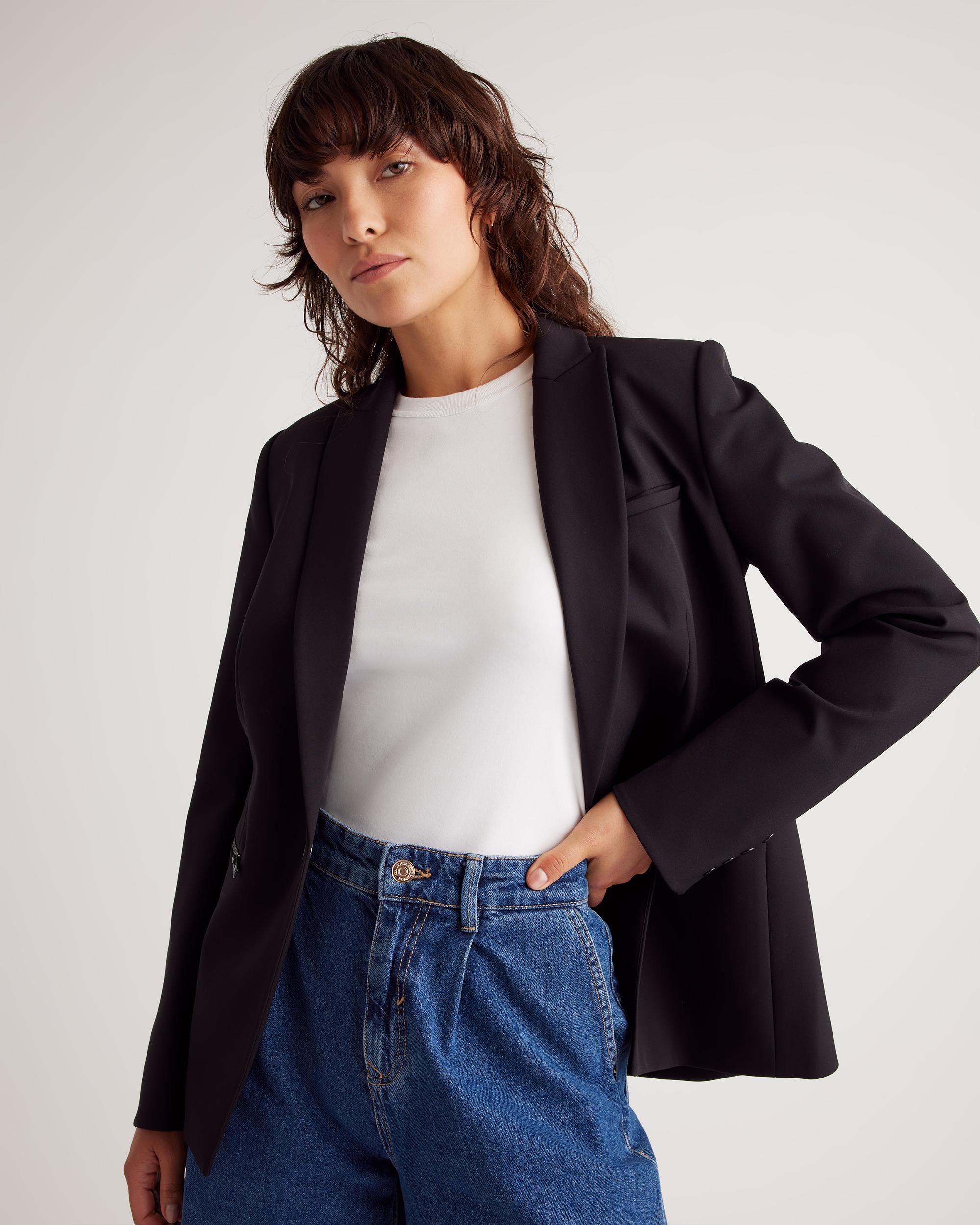 Quince | Women's Scuba Single Breasted Convertible Blazer Nylon Product Image