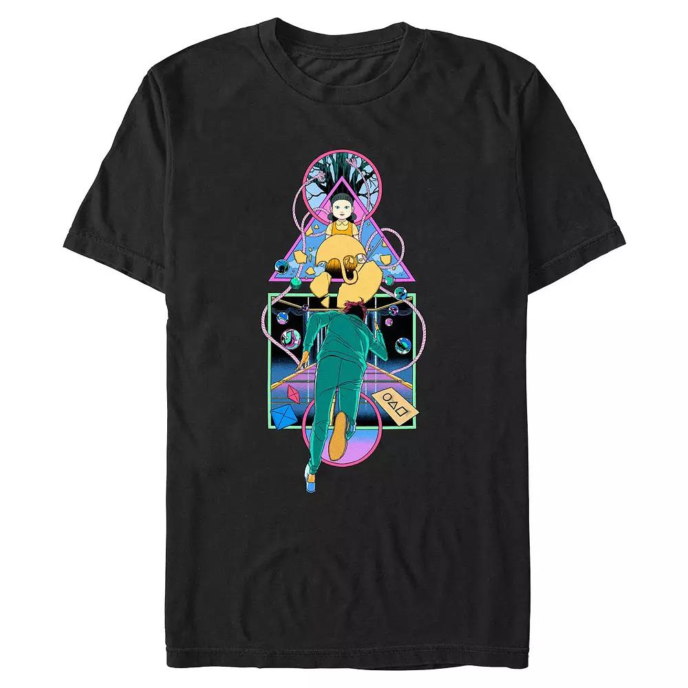 Men's Squid Game Running Through Obstacles Graphic Tee,  Product Image