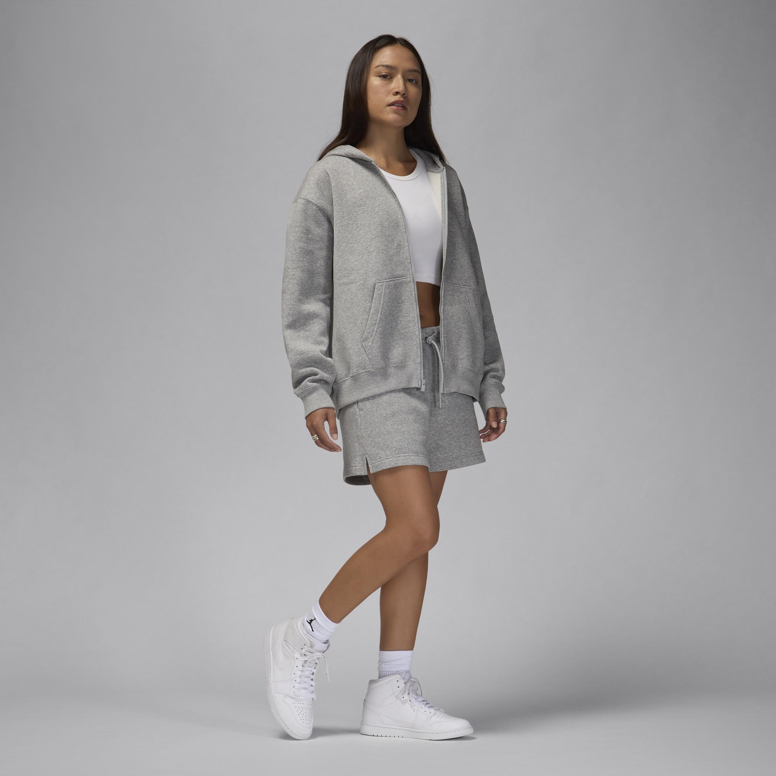 Womens Jordan Brooklyn Fleece Full-Zip Hoodie | FV7167-010 Product Image