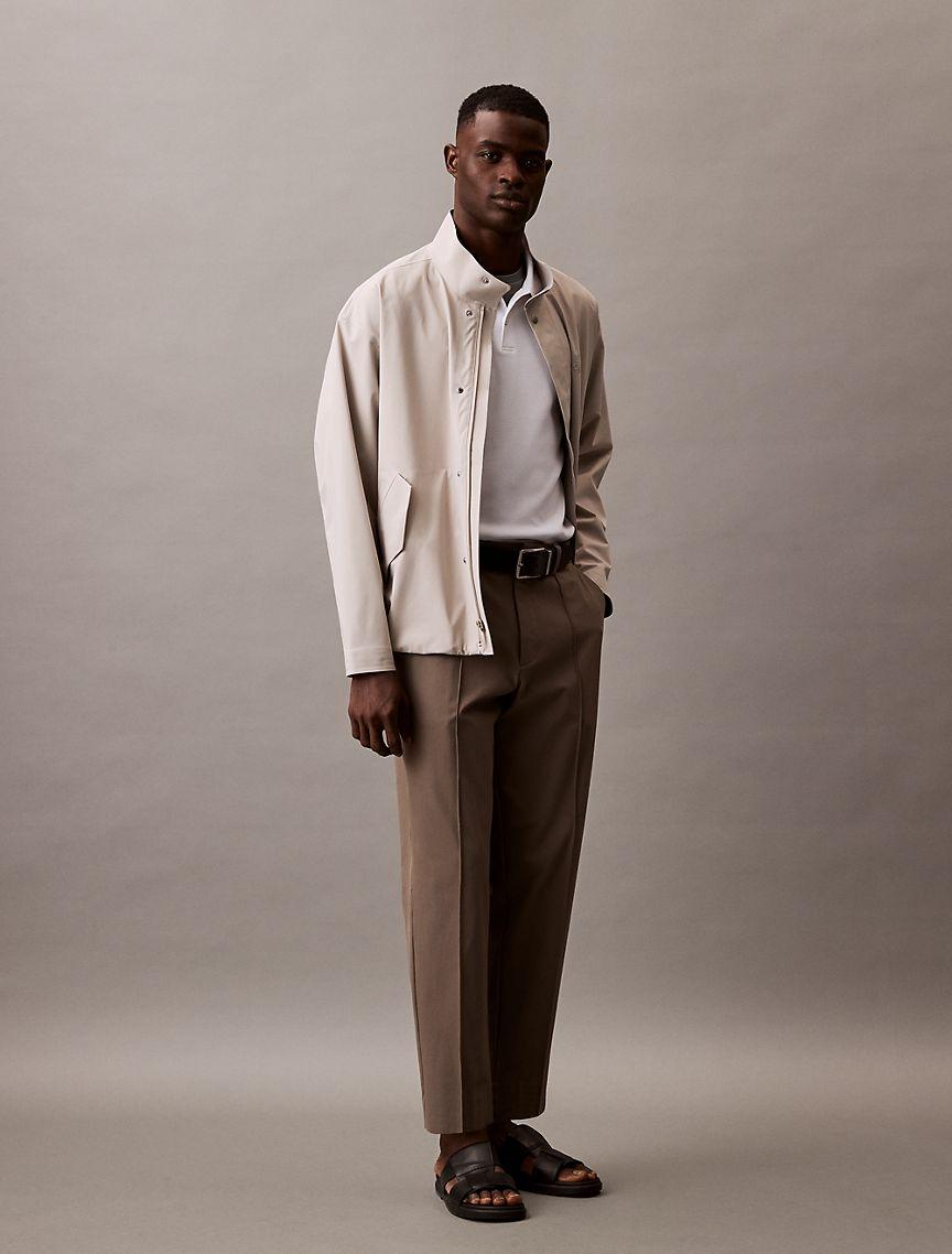 Stretch Fine Rib Polo Shirt Product Image