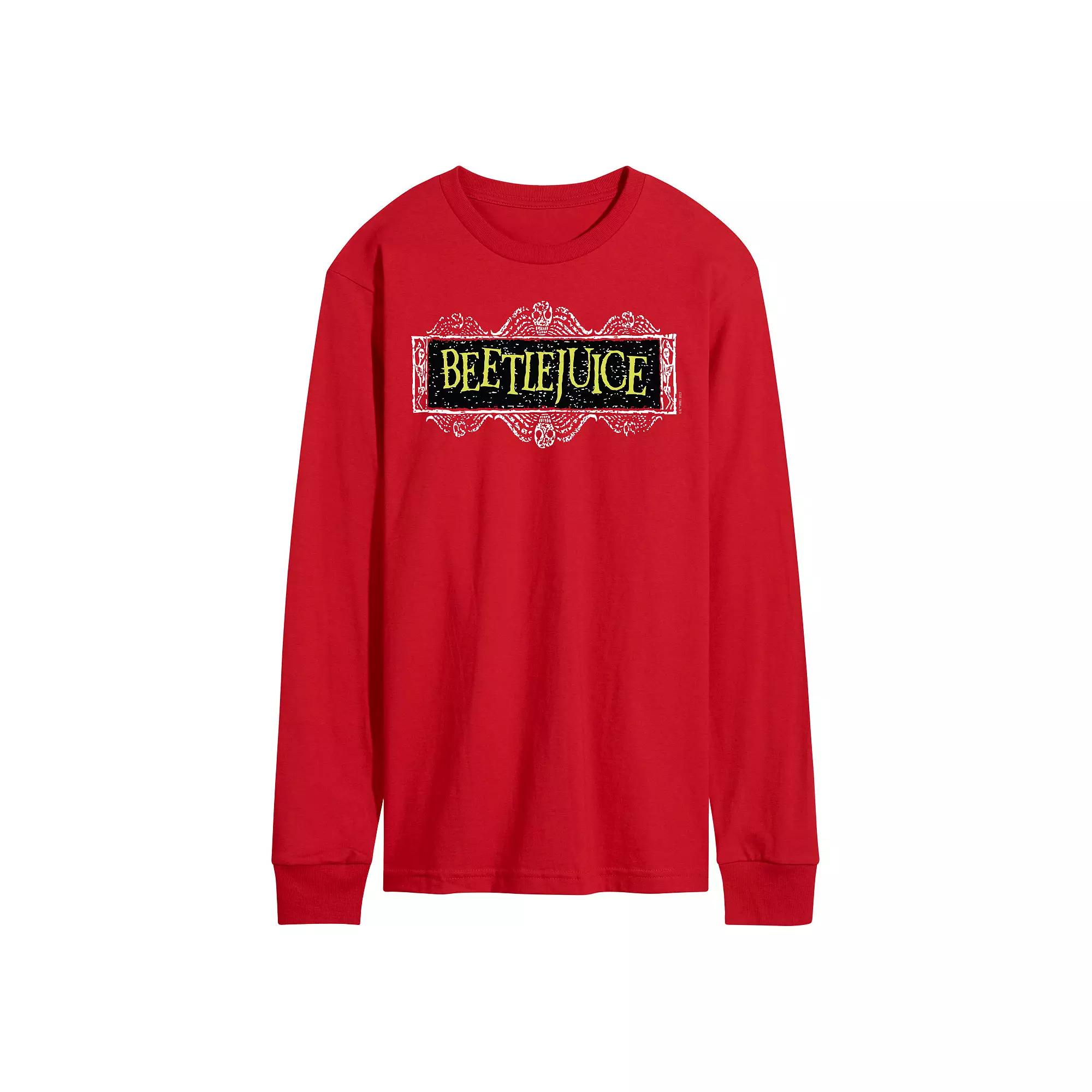 Men's Beetlejuice Logo Long Sleeve Tee,  Product Image