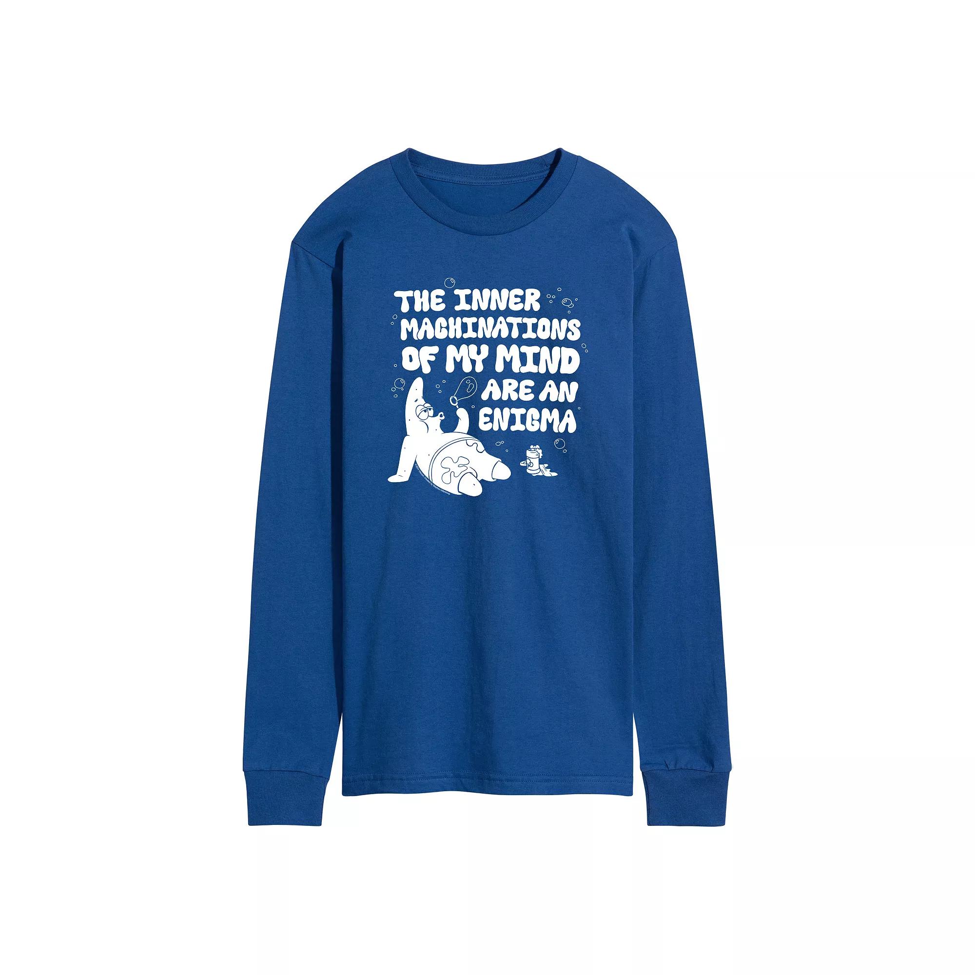 Men's SpongeBob SquarePants Patrick Long Sleeve Graphic Tee,  Product Image