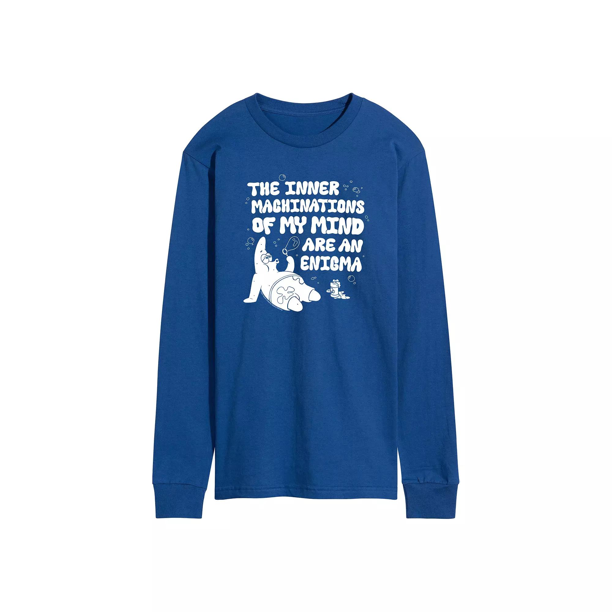 Men's SpongeBob SquarePants Patrick Long Sleeve Graphic Tee,  Product Image