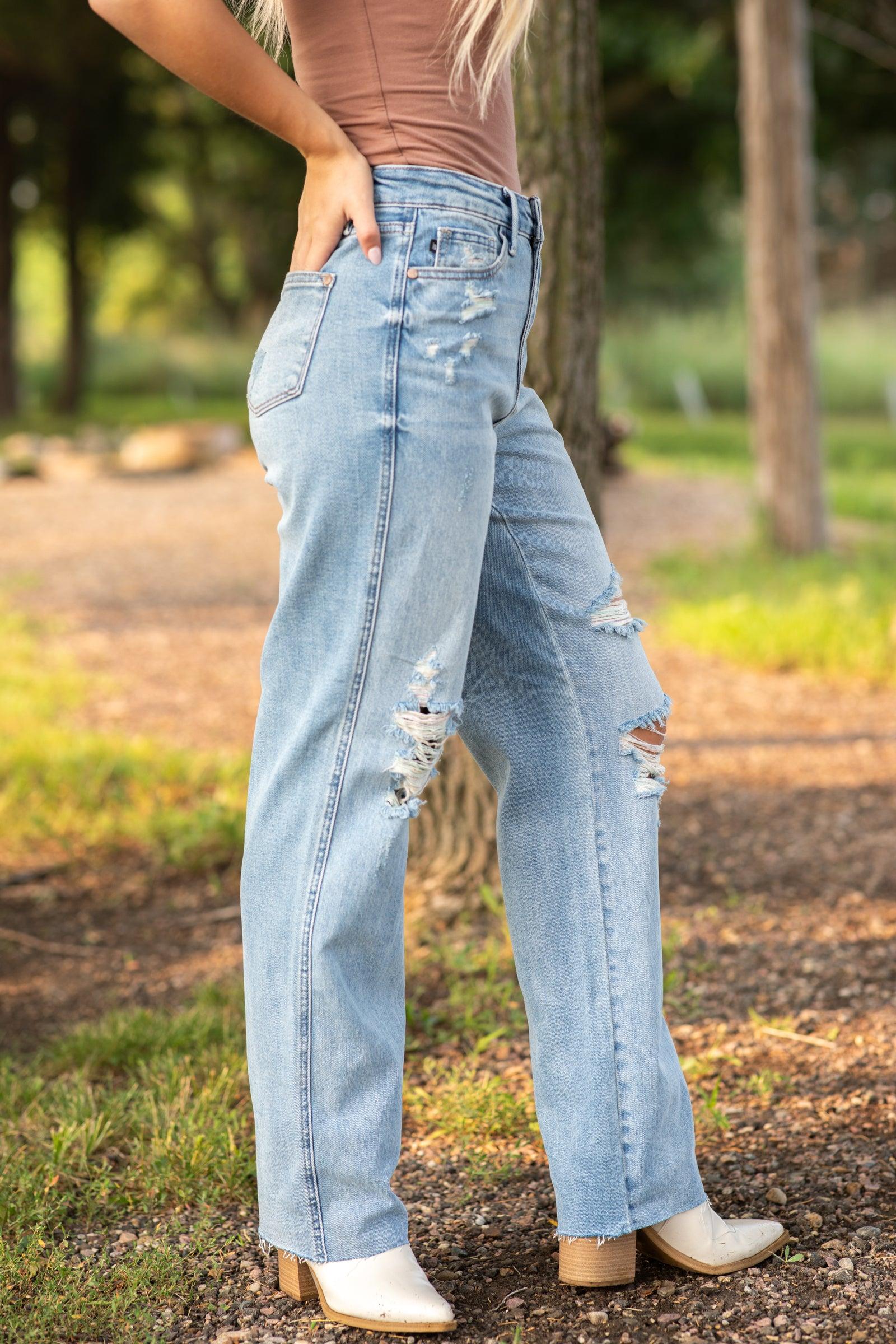 Judy Blue Rigid Magic 90's Distress Jean Product Image