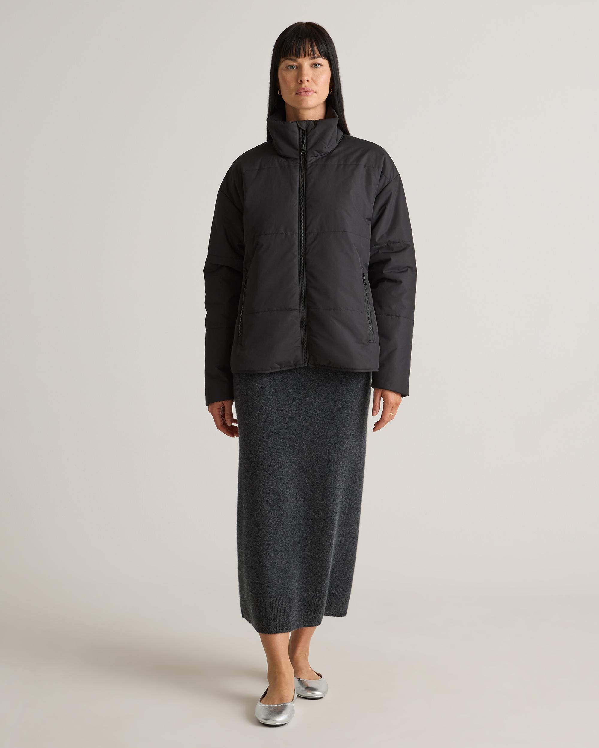 Quince | Women's Featherless Puffer Zip Jacket Recycled Polyester Product Image