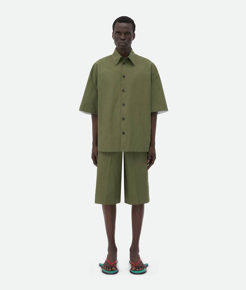 Men's Compact Cotton Shorts in Thyme Product Image