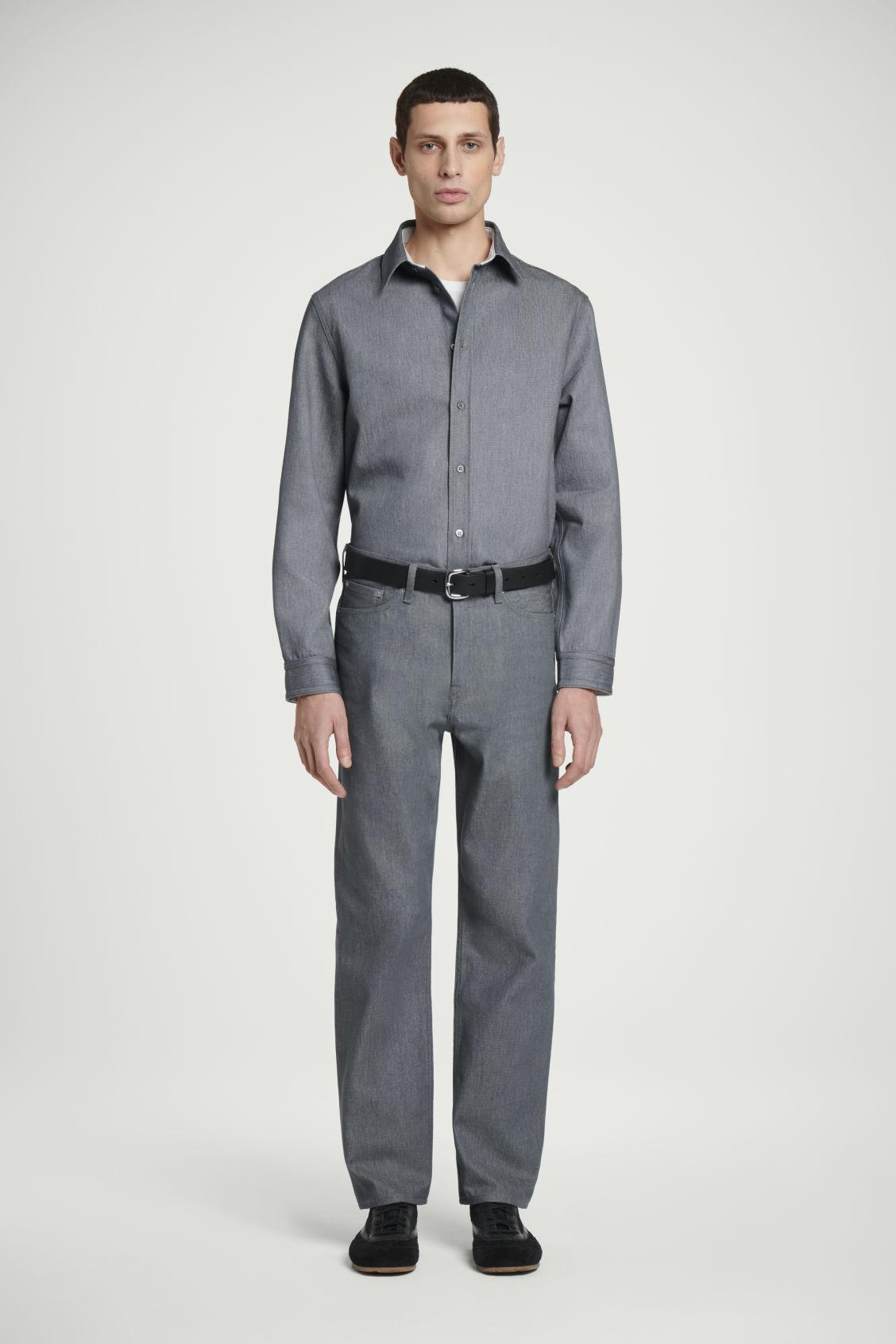 RELAXED DENIM OVERSHIRT Product Image