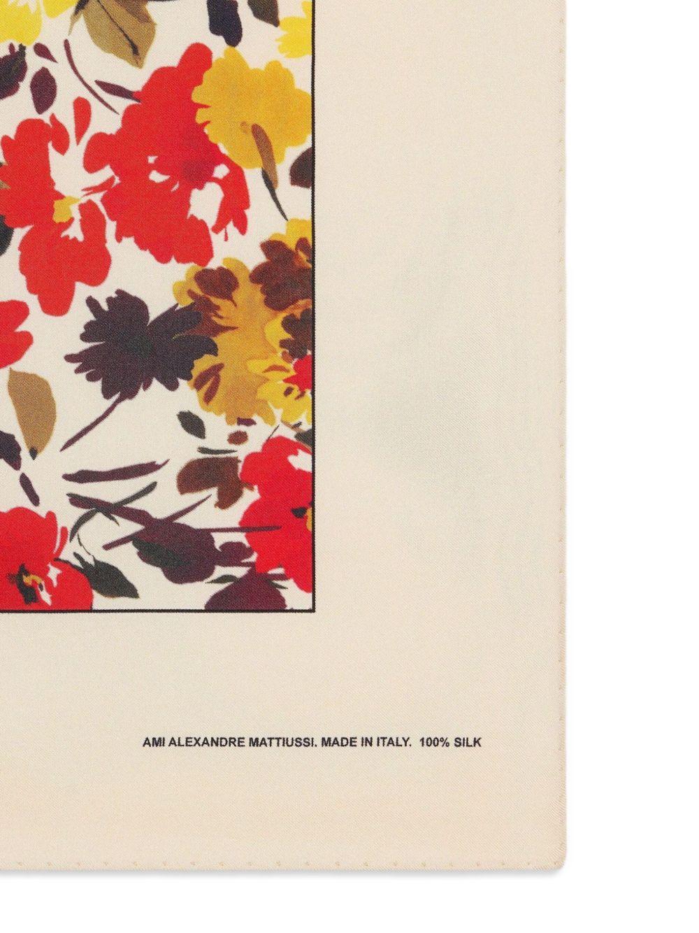 floral-print silk bandana Product Image