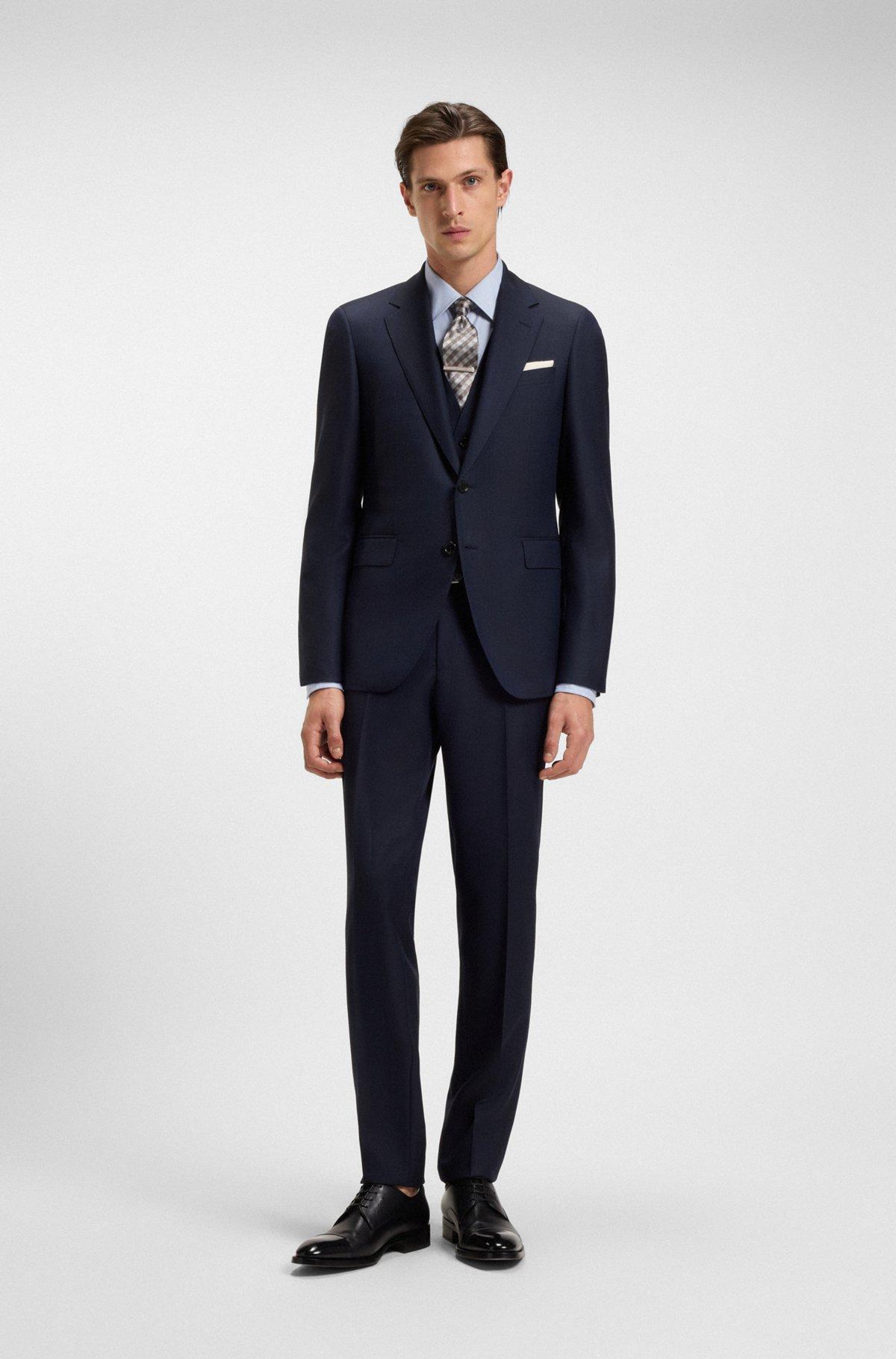 Slim-fit shirt in an Italian cotton blend Product Image