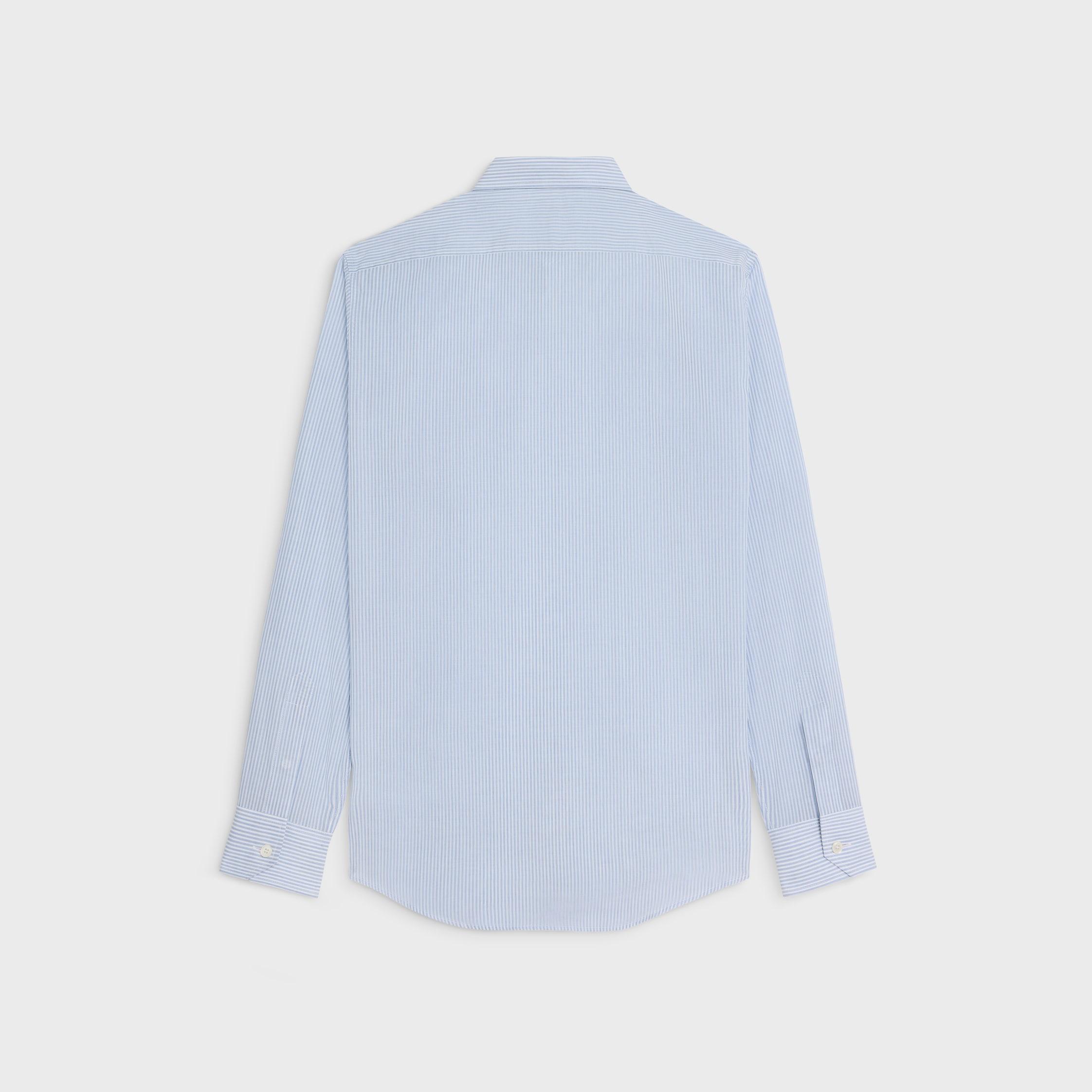 loose shirt in striped cotton Product Image