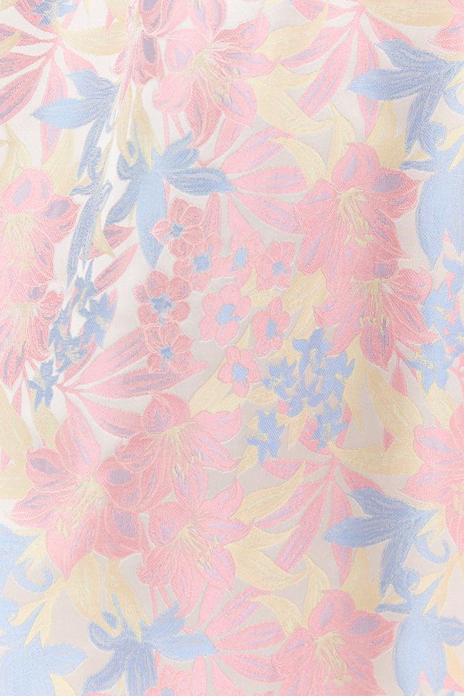 April Showers Multi Jacquard Printed Mini Dress FINAL SALE Product Image