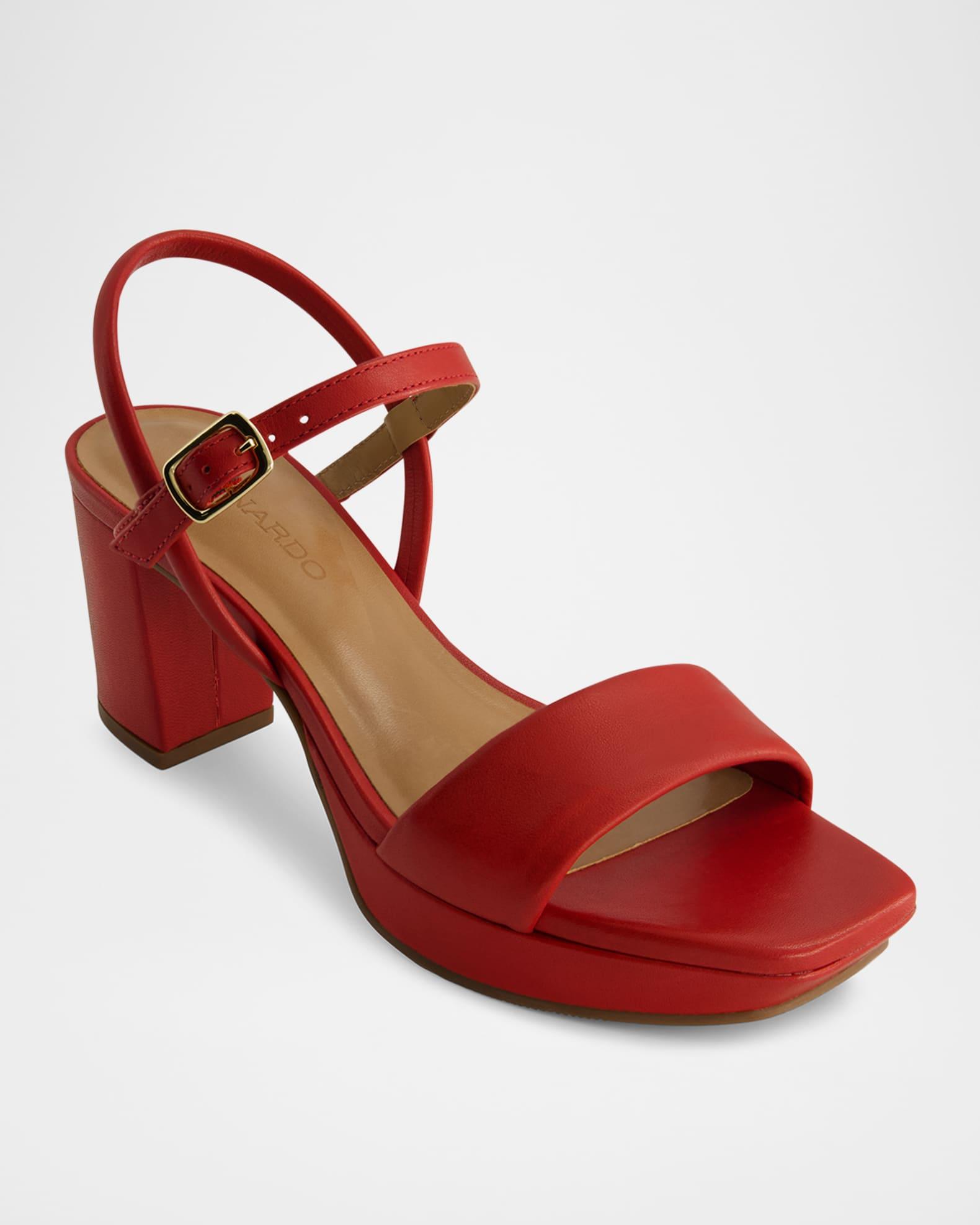 Canto Leather Platform Sandals Product Image