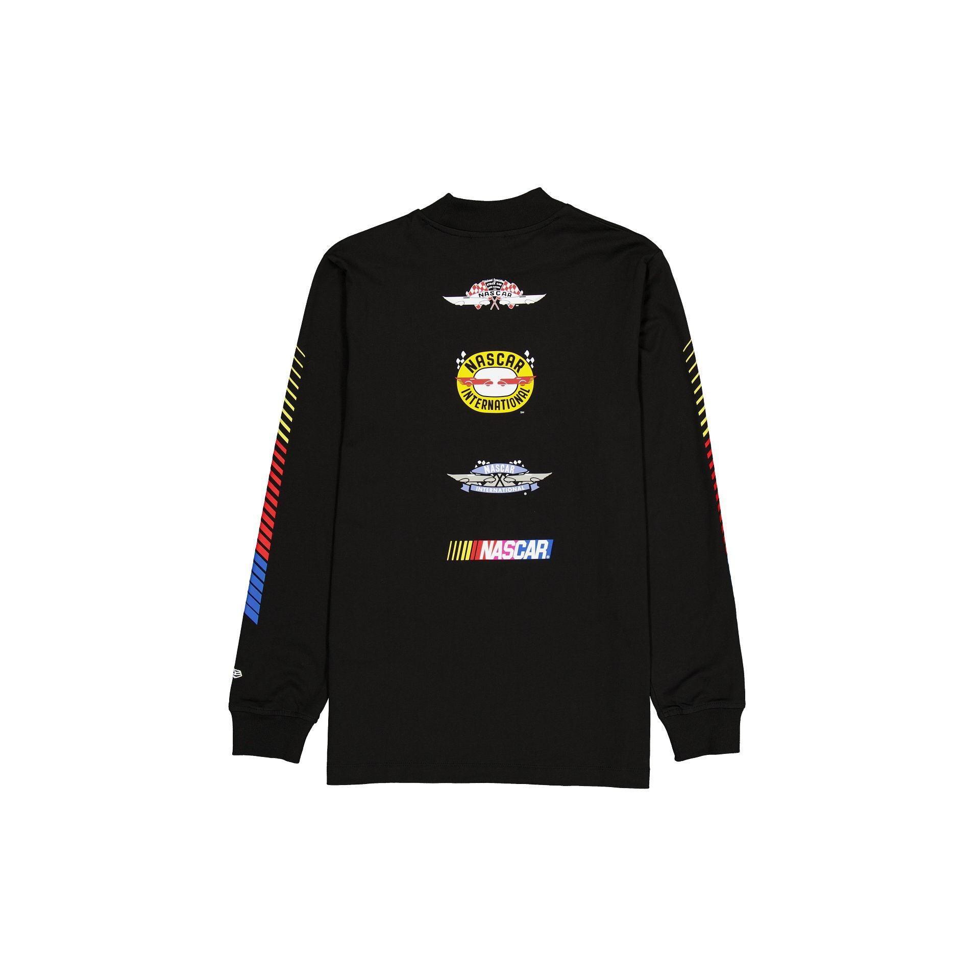 NASCAR Modern Speed Black Long Sleeve T-Shirt Male Product Image