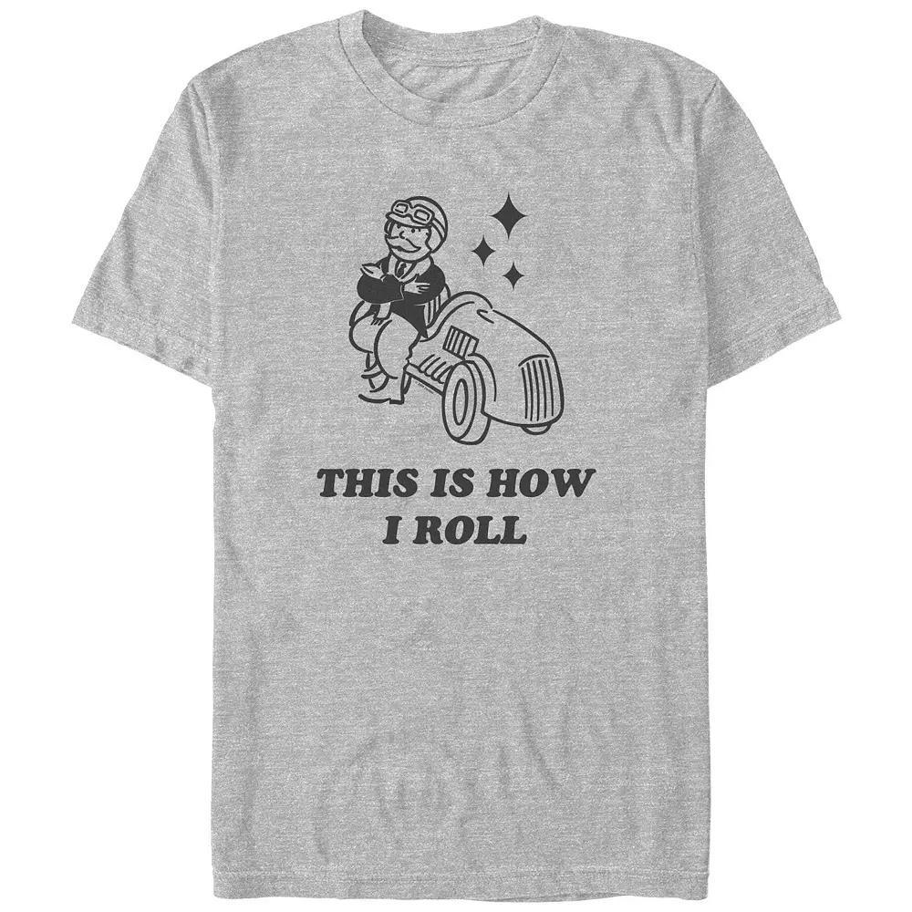 Big & Tall Monopoly This Is How I Roll Graphic Tee, Men's,  Product Image