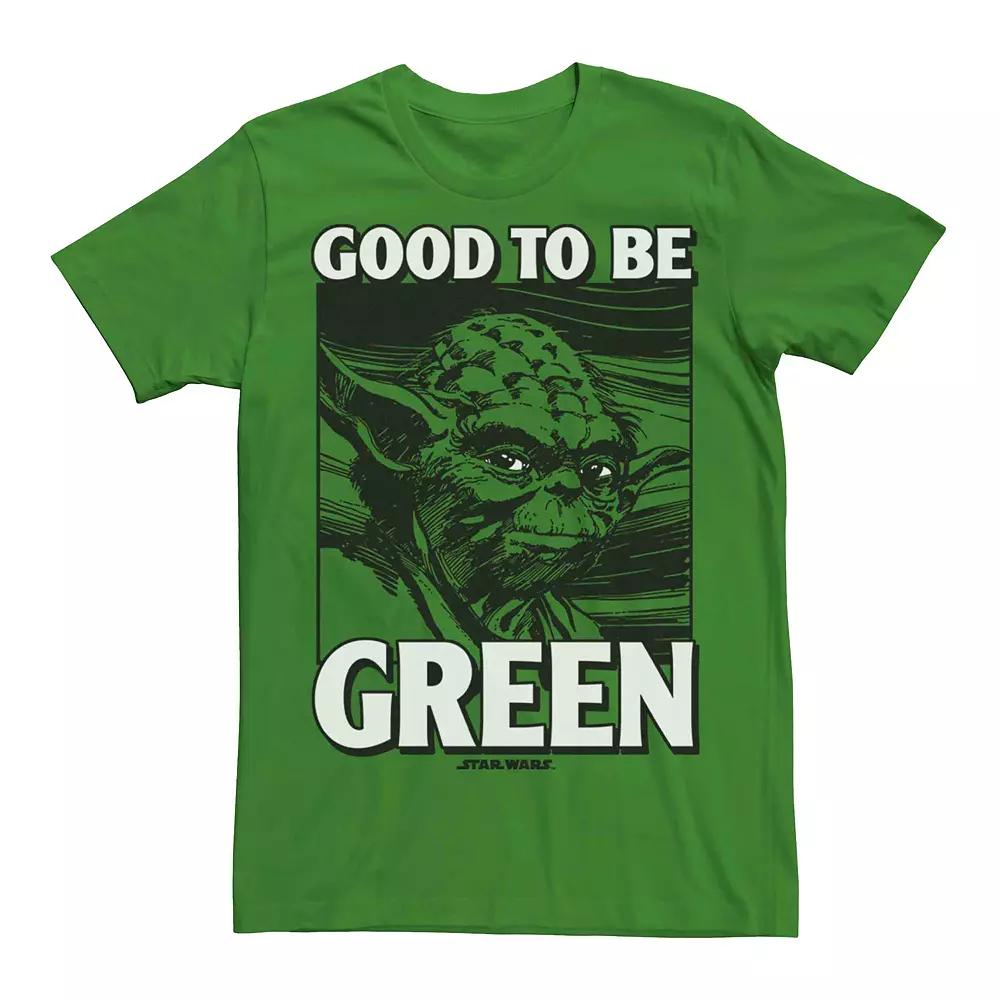 Men's Star Wars Yoda Good To Be Green Graphic Tee,  Product Image