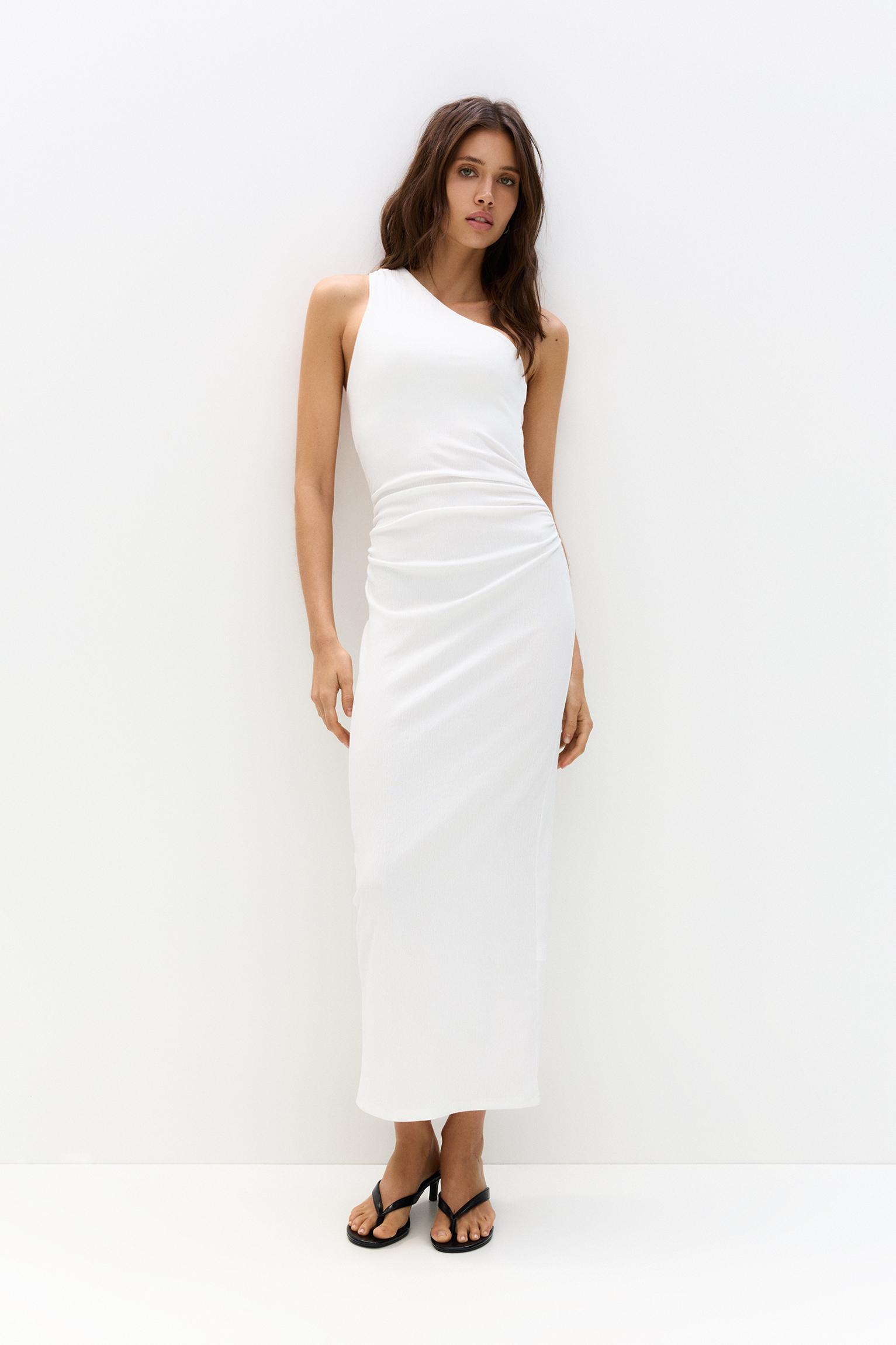 Asymmetric midi dress Product Image