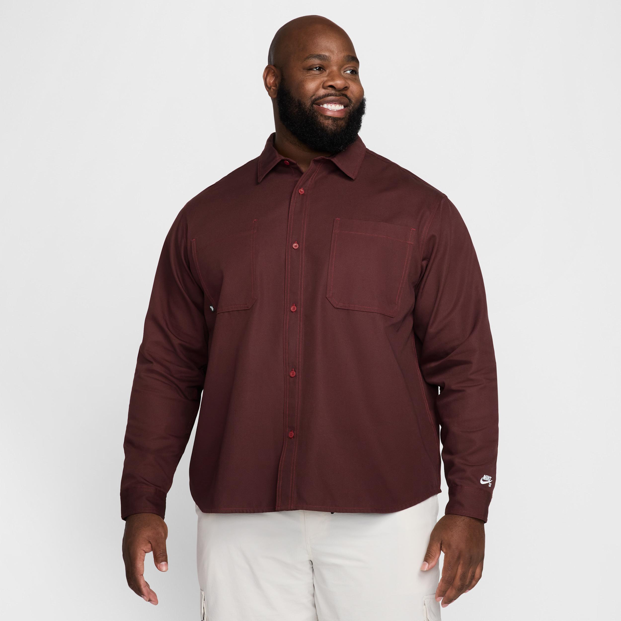 Men's Nike SB Long-Sleeve Woven Skate Top Product Image